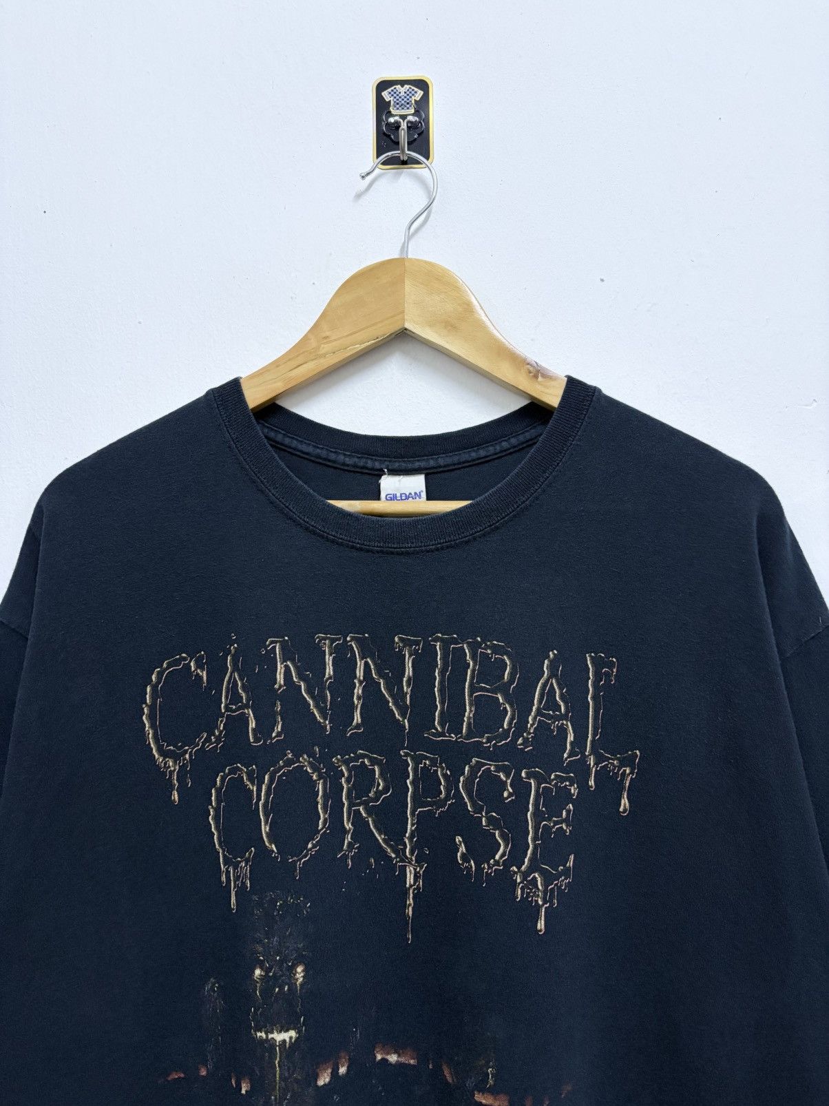 Vintage 2000's Cannibal Corpse - Album A Skeletal Domain T-Shirt Size US XL / EU 56 / 4 - 3 Thumbnail