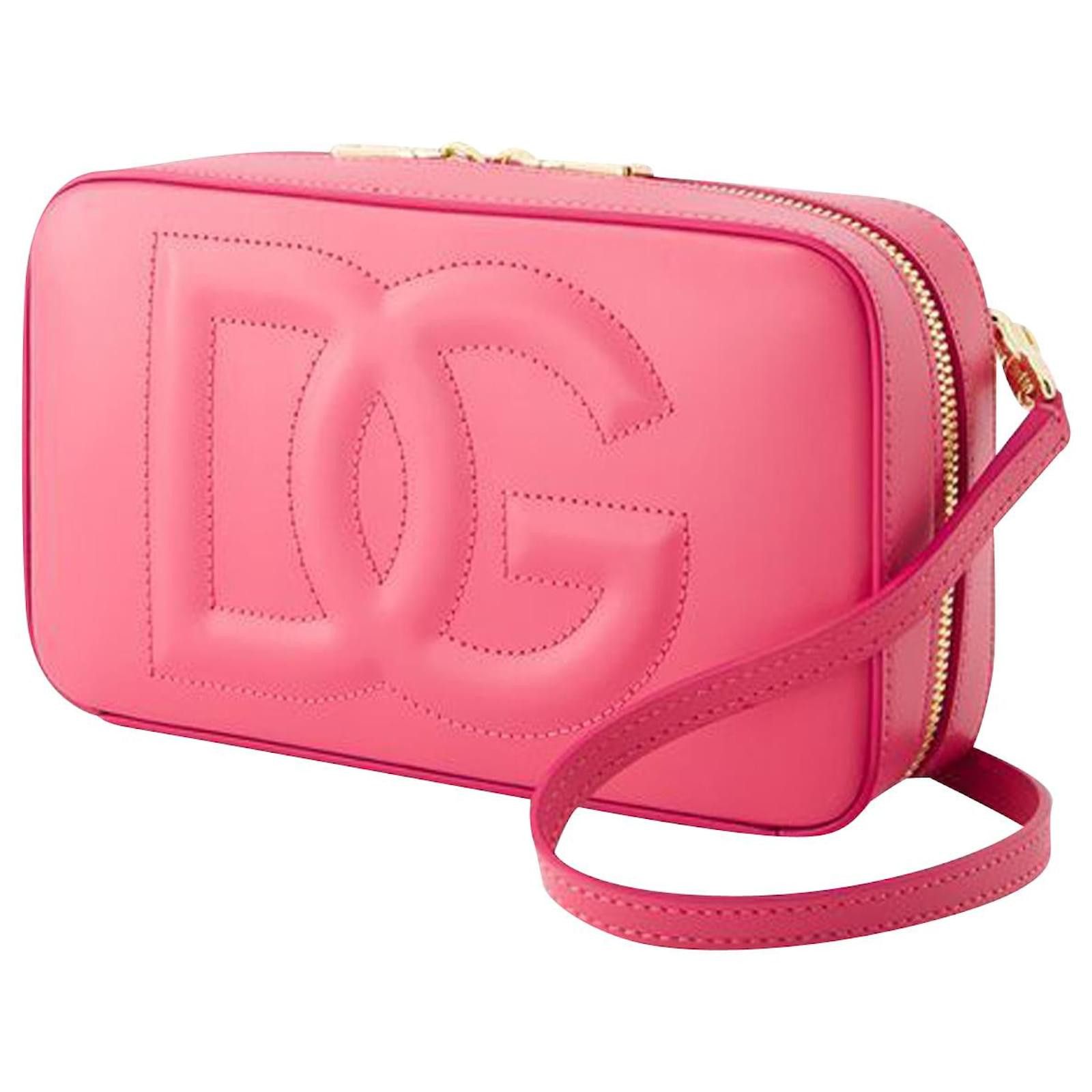 Dolce & Gabbana o1s22i1n1024 Size: OS / Leather Camera Bag in Pink Size ONE SIZE - 2 Thumbnail