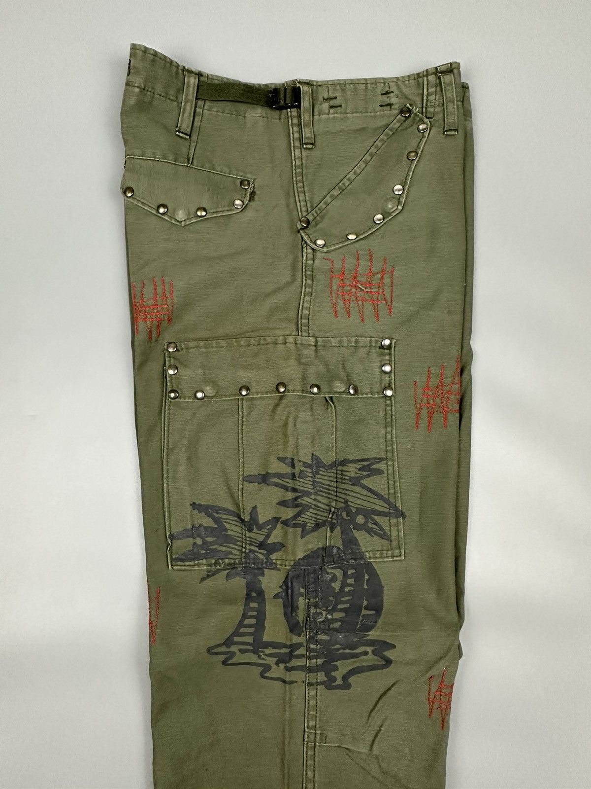 If Six Was Nine × Le Grande Bleu (L.G.B.) Vintage Trousers Shell Field M-1951 Military Custom Size US 34 / EU 50 - 7 Thumbnail