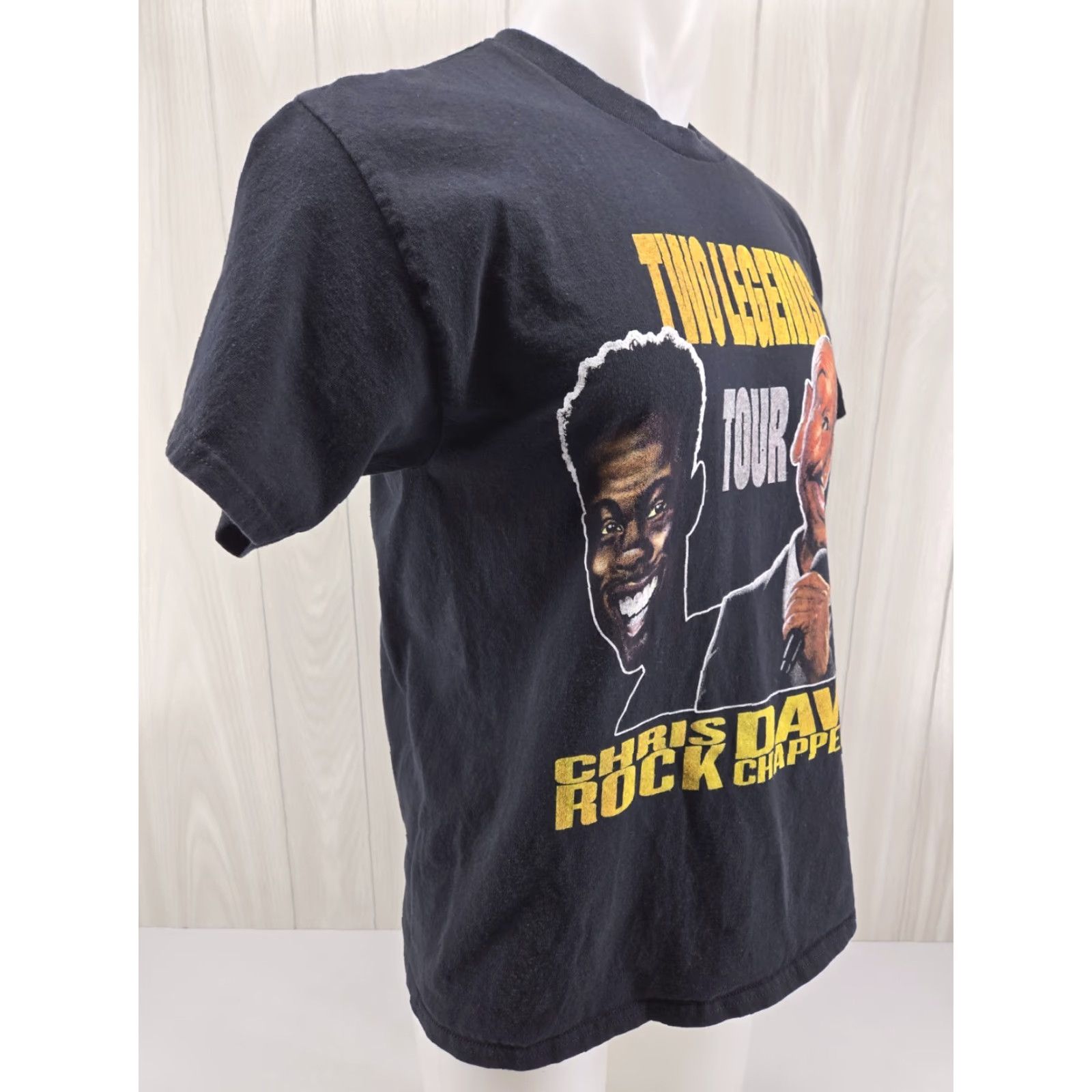 Gildan Dave Chappelle T Shirt Men’s Large Black Chris Rock Tour Graphic Short Sleeve Spring Summer Fall Winter 2020s Gildan Crew Neck Graphic Print Size US L / EU 52-54 / 3 - 6 Thumbnail