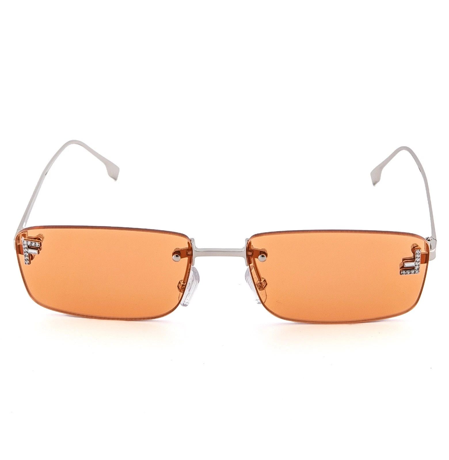 Fendi FENDI FE4172US FIRST 4172 Silver Orange Narrow Fashion 16J Size ONE SIZE - 5 Thumbnail