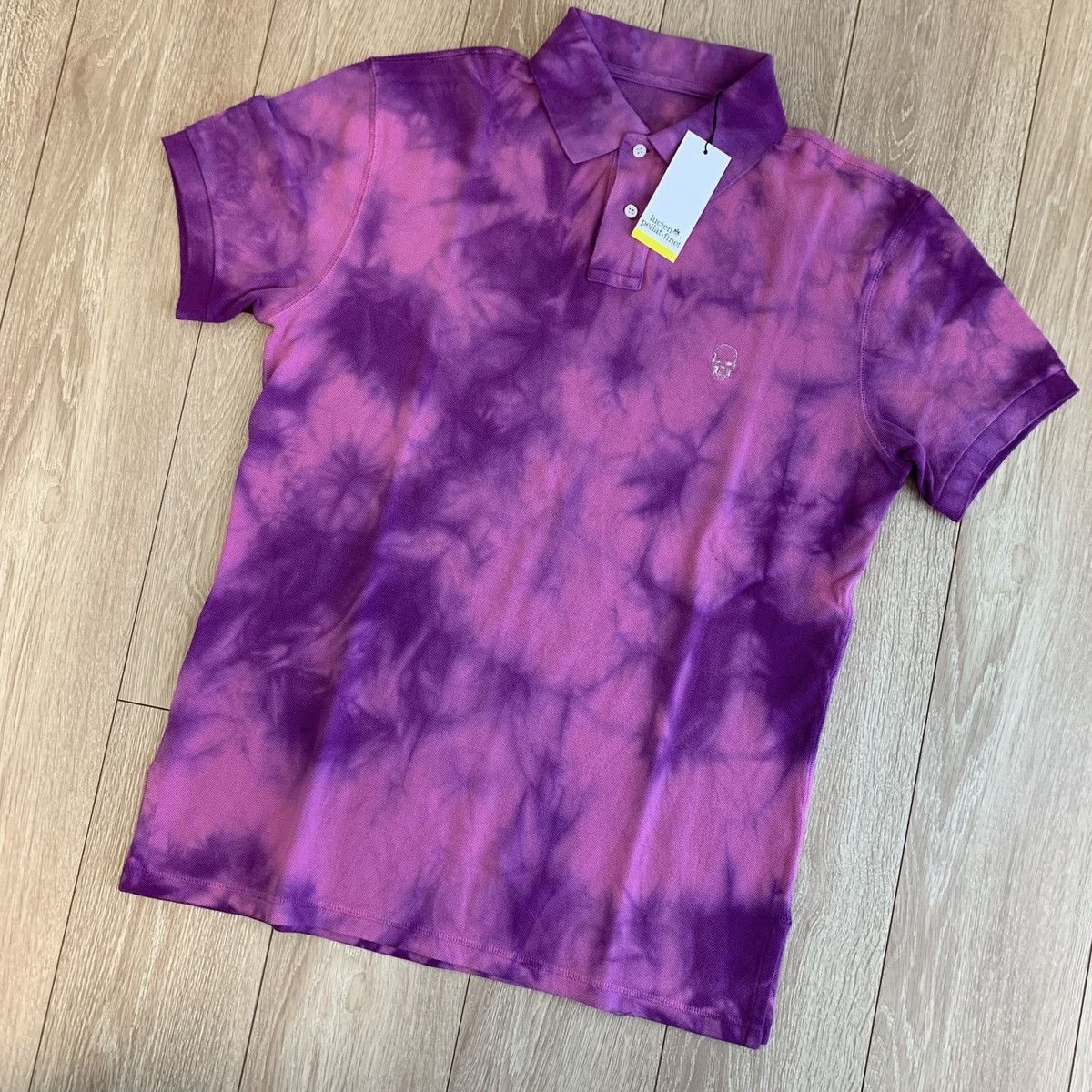 Lucien Pellat-Finet Brand New Lucien Pellat-Finet Archive Tie-Dye Polo Shirt Size US L / EU 52-54 / 3 - 1 Thumbnail