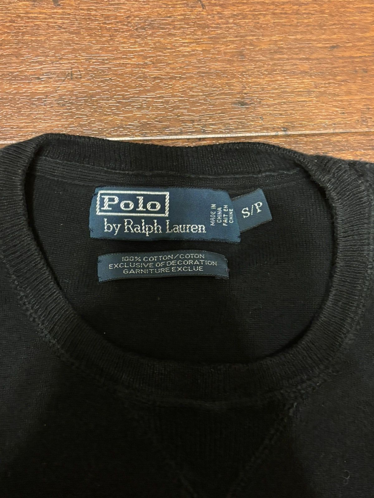 Polo Ralph Lauren Black Polo Sweatshirt with Red Pony Size US S / EU 44-46 / 1 - 4 Thumbnail
