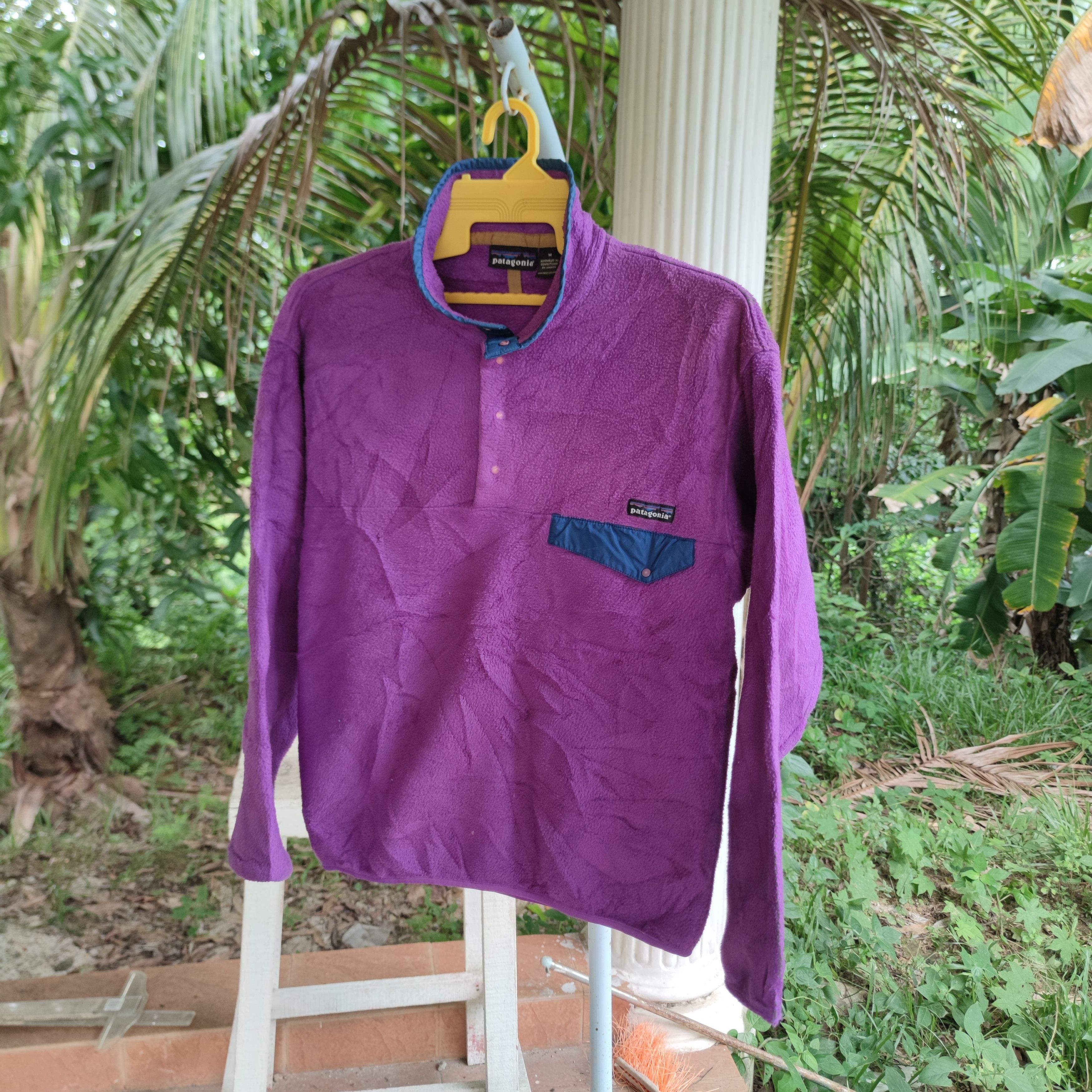 Patagonia × Vintage VINTAGE PATAGONIA HALF BUTTON FLEECE JUMPER Size US M / EU 48-50 / 2 - 5 Thumbnail