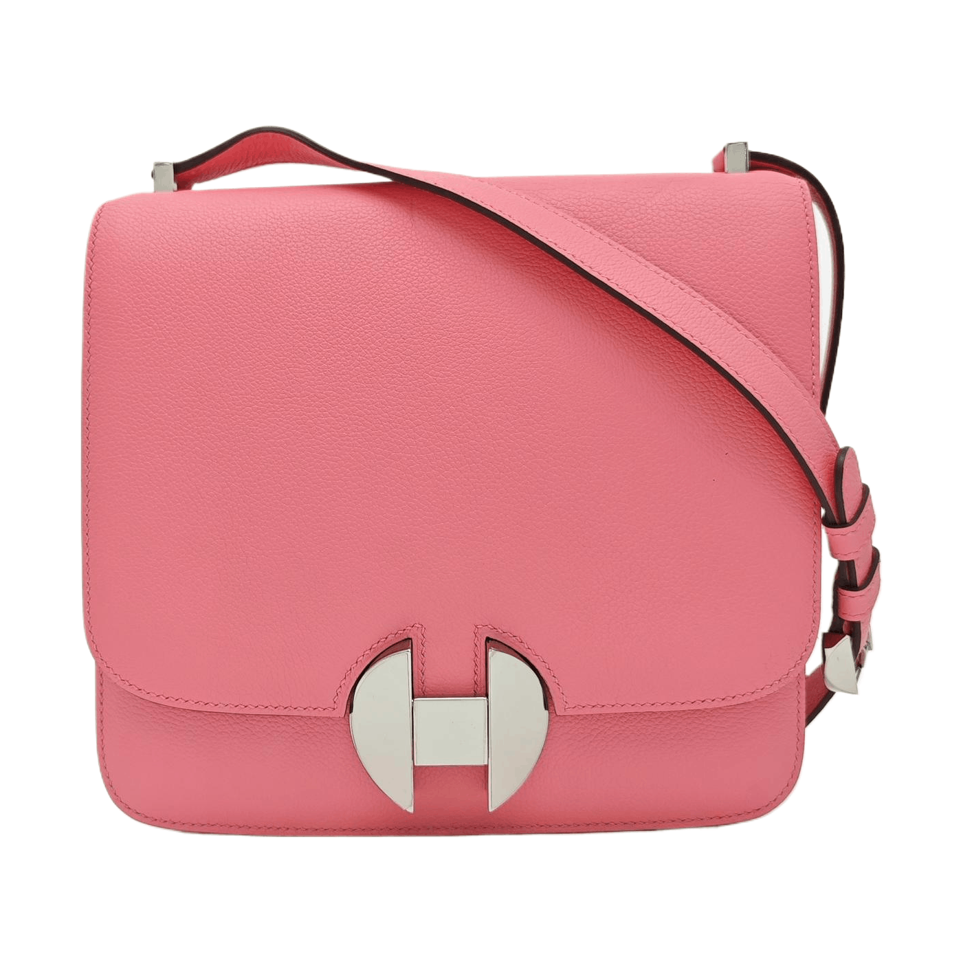 Hermes HERMÈS 2002 20 Evercolor Leather Shoulder Bag Pink Size ONE SIZE - 1 Thumbnail