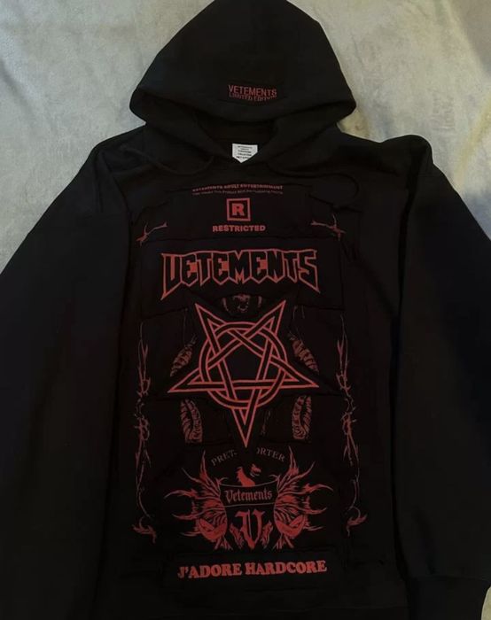 Vetements *LIMITED* Vetements restricted hardcore red | Grailed