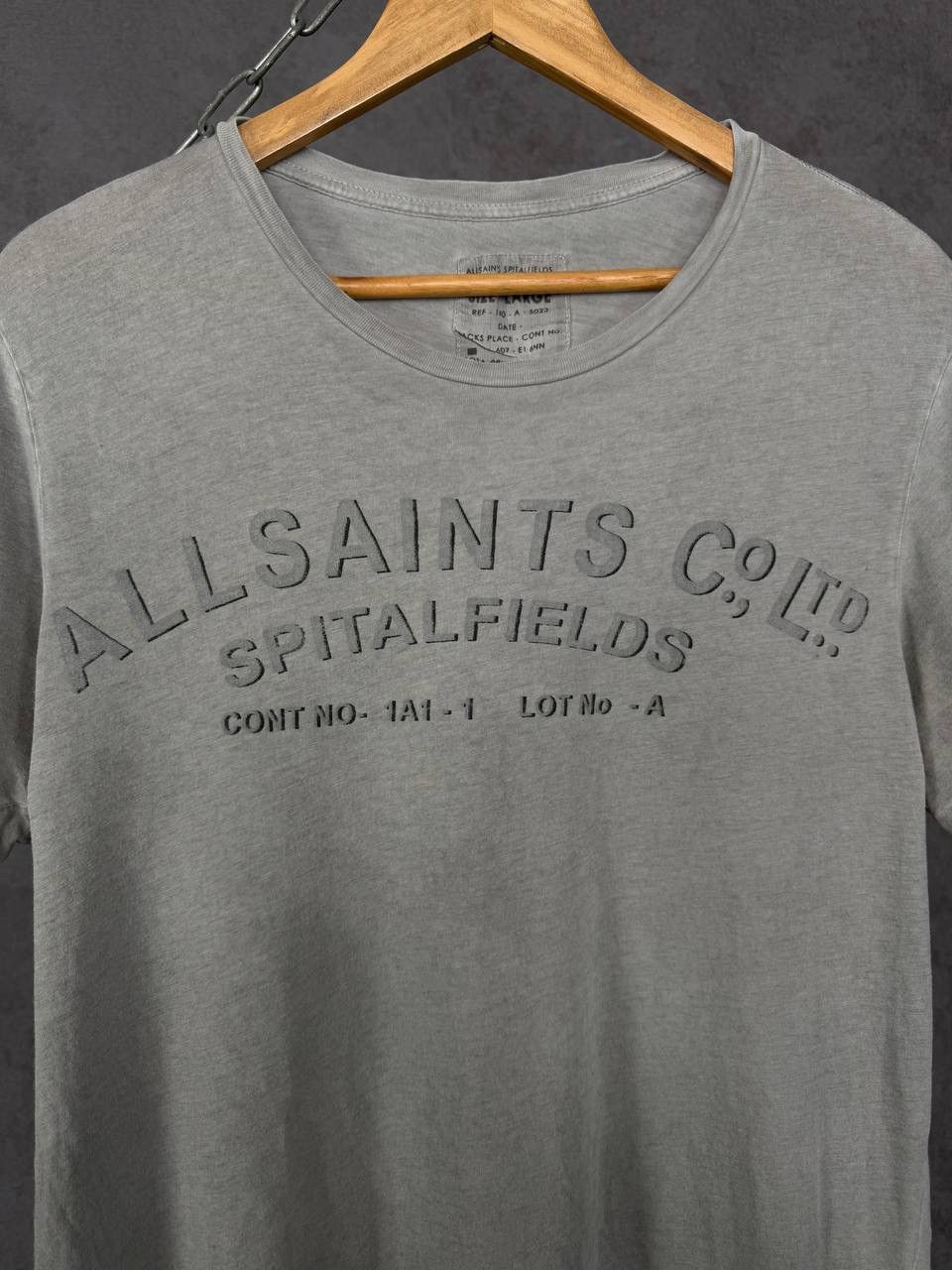 Allsaints × Vintage Allsaints designer center logo tee Size US L / EU 52-54 / 3 - 3 Thumbnail