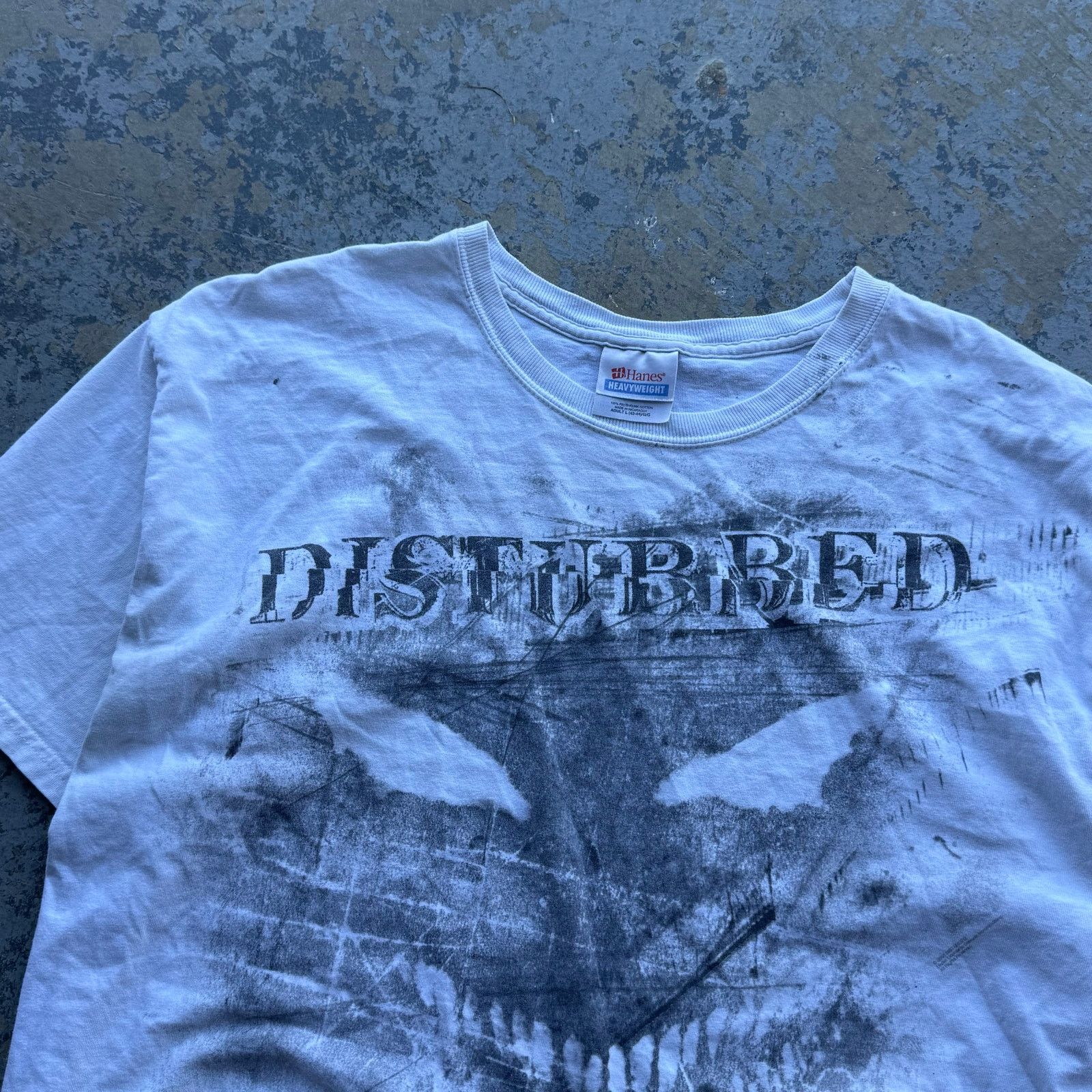 Vintage Vintage Y2K Disturbed Band Tee Sz L Size US L / EU 52-54 / 3 - 2 Thumbnail