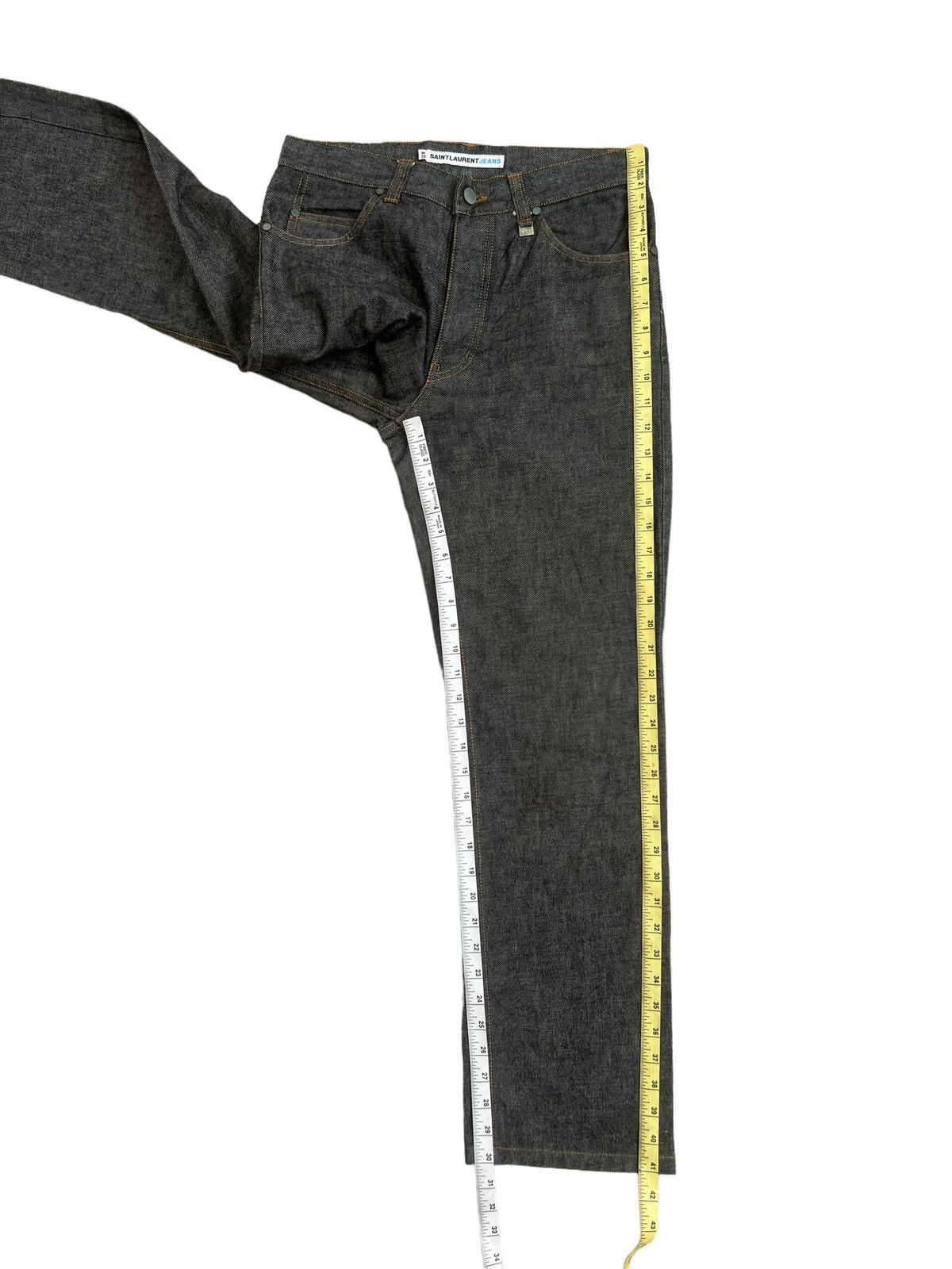 Yves Saint Laurent Vintage YSL Saint Laurent Jeans Grey Denim Jeans Size US 30 / EU 46 - 5 Thumbnail