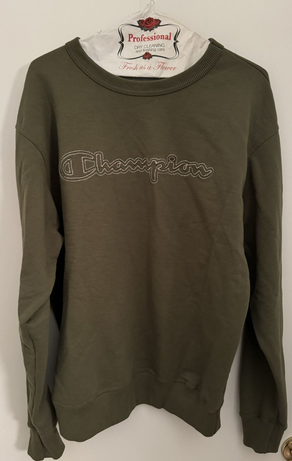 Champion Olive colored Champions Long Sleeve Size US M / EU 48-50 / 2 - 1 Thumbnail