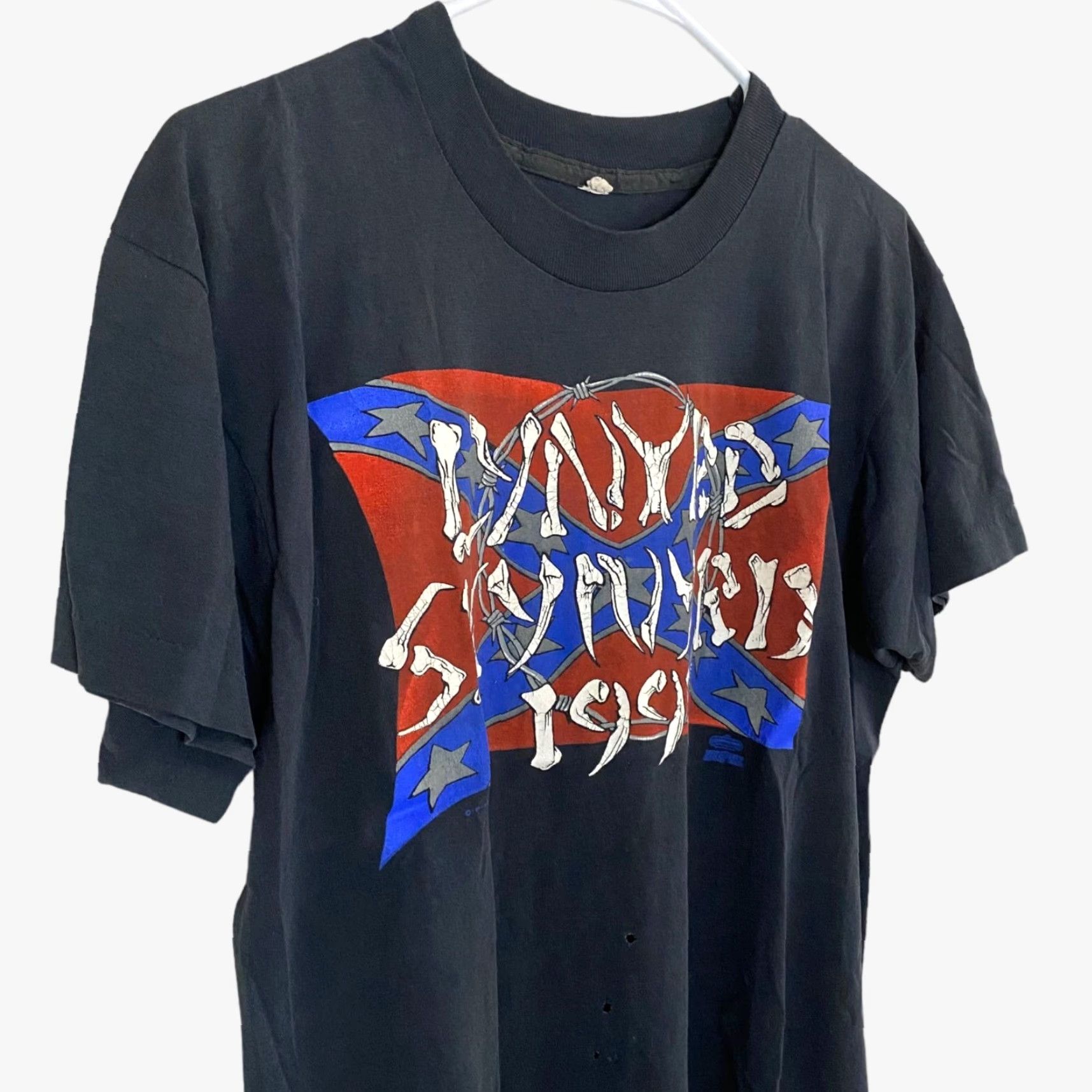 Vintage VINTAGE Lynyrd Skynyrd Tour Concert T Shirt Black Mens Large L 90s Music Rock Shirt Mens Size US L / EU 52-54 / 3 - 5 Thumbnail