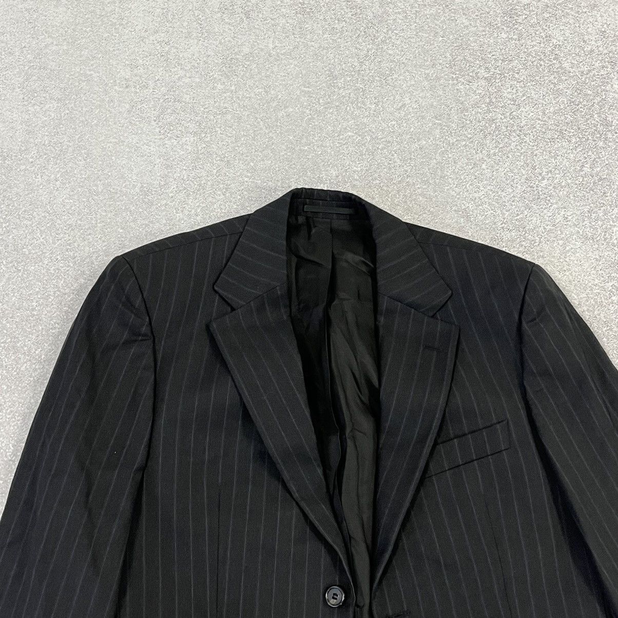 Hugo Boss Black Hugo Boss striped blazer jacket Super 100 Size 48R - 3 Thumbnail