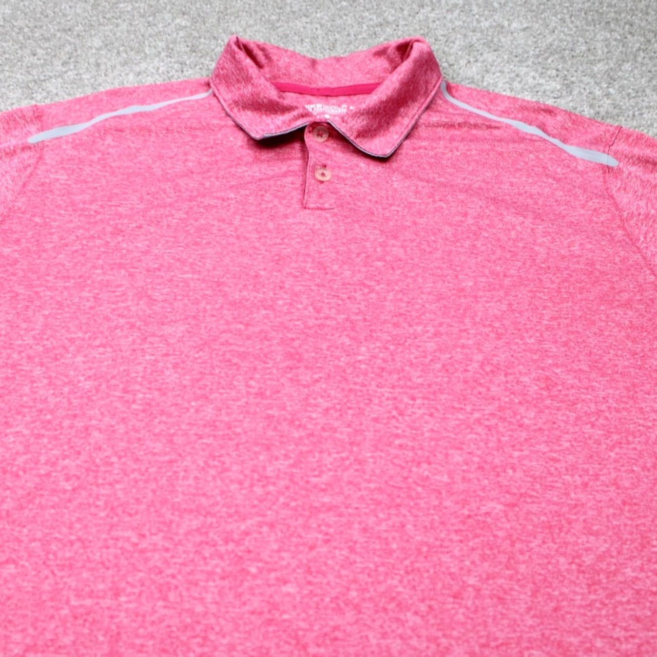 Nike Nike Tour Performance Polo Shirt Mens XL Pink Dri-Fit Golf Polyester Pullover Size US XL / EU 56 / 4 - 4 Thumbnail