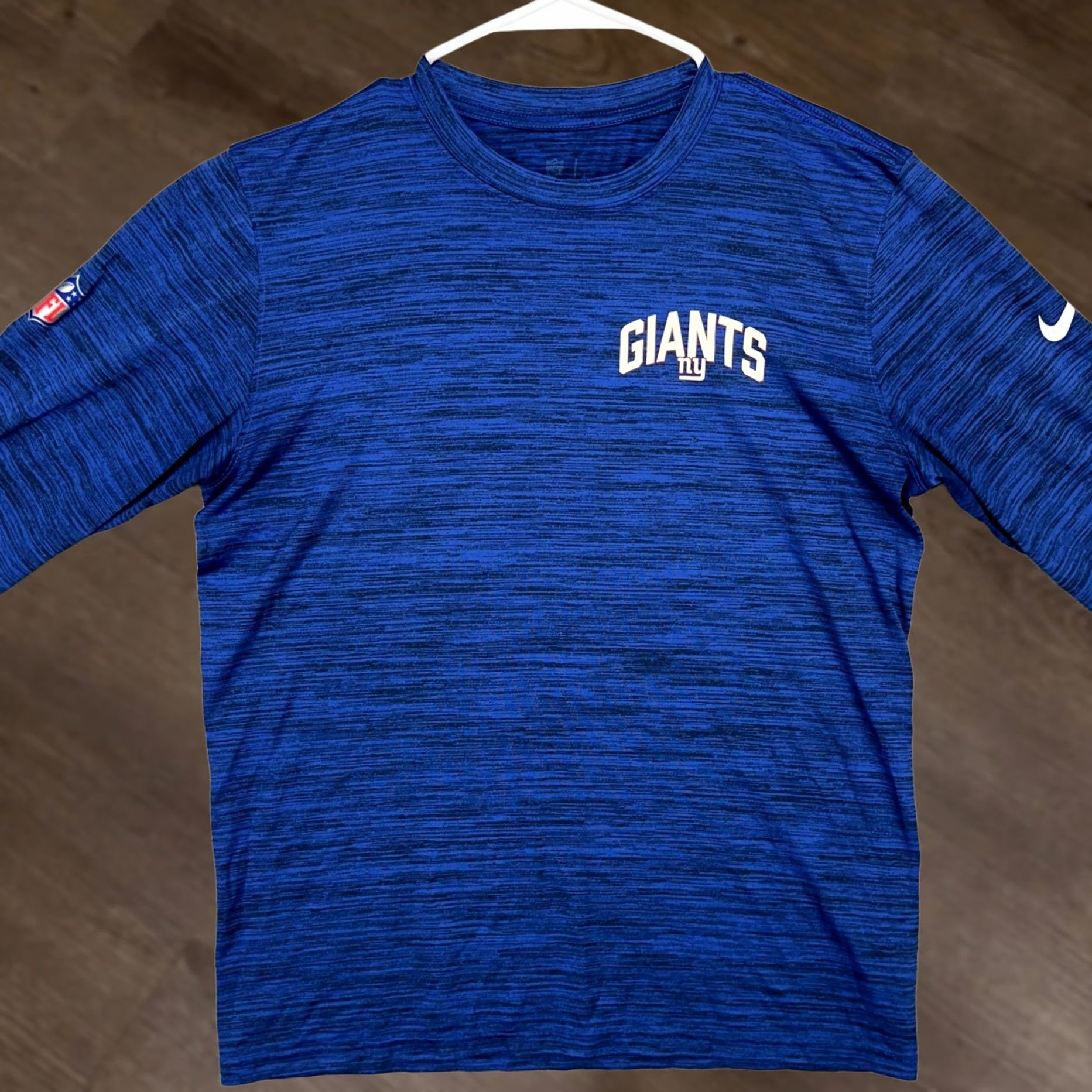 Nike Nike New York Giants T-Shirt Crew Neck Tee Mens Medium Blue Dri Fit Athletic NFL Size US M / EU 48-50 / 2 - 1 Thumbnail