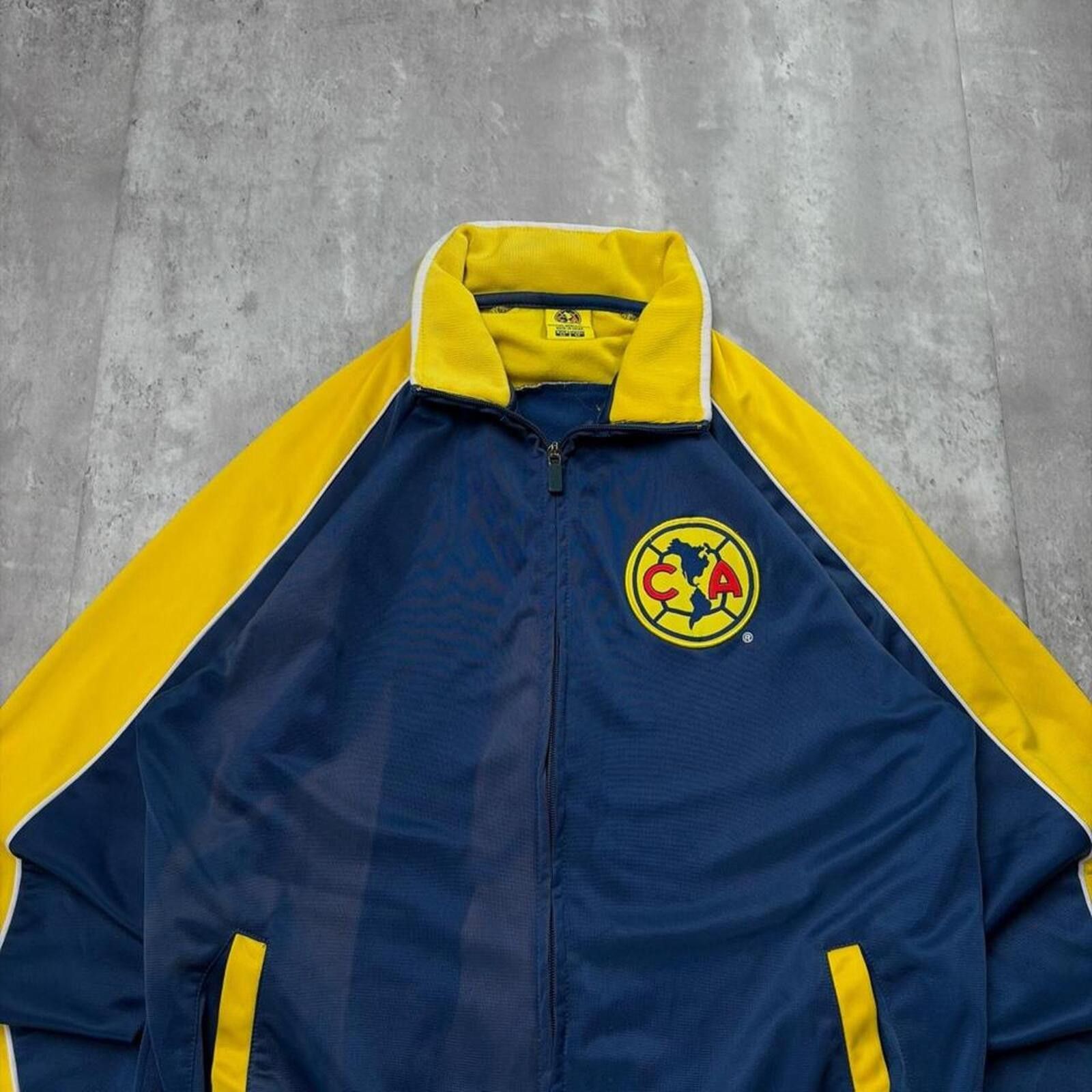 Other Y2K Navy Club America Liga Mx Faded Track Jacket Size US S / EU 44-46 / 1 - 3 Thumbnail