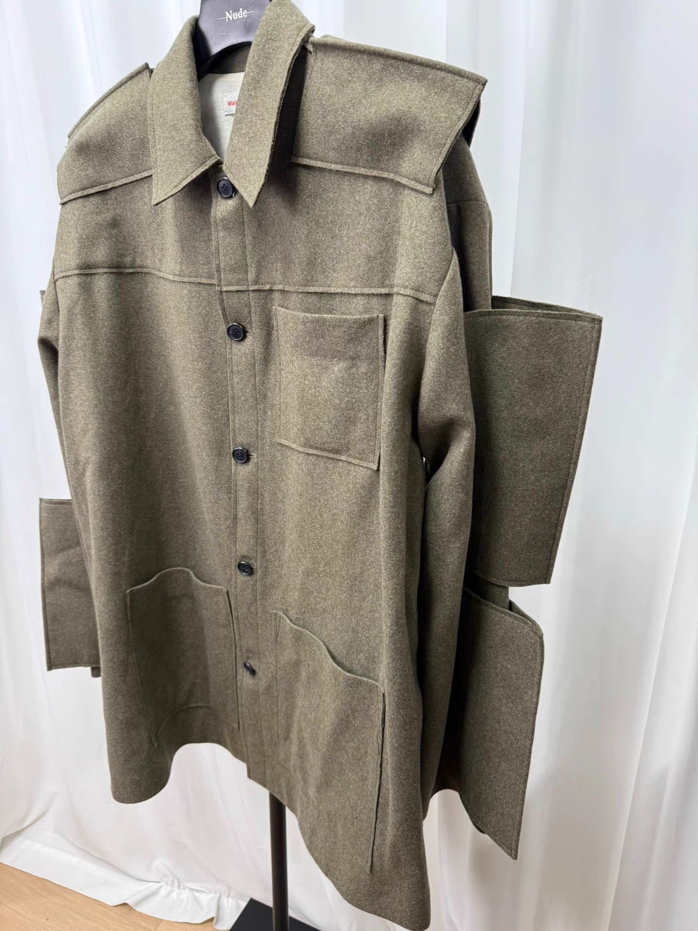Walter Van Beirendonck Walter van beirendonck Patchwork Wool Jacket Coat K20 Size US L / EU 52-54 / 3 - 3 Thumbnail