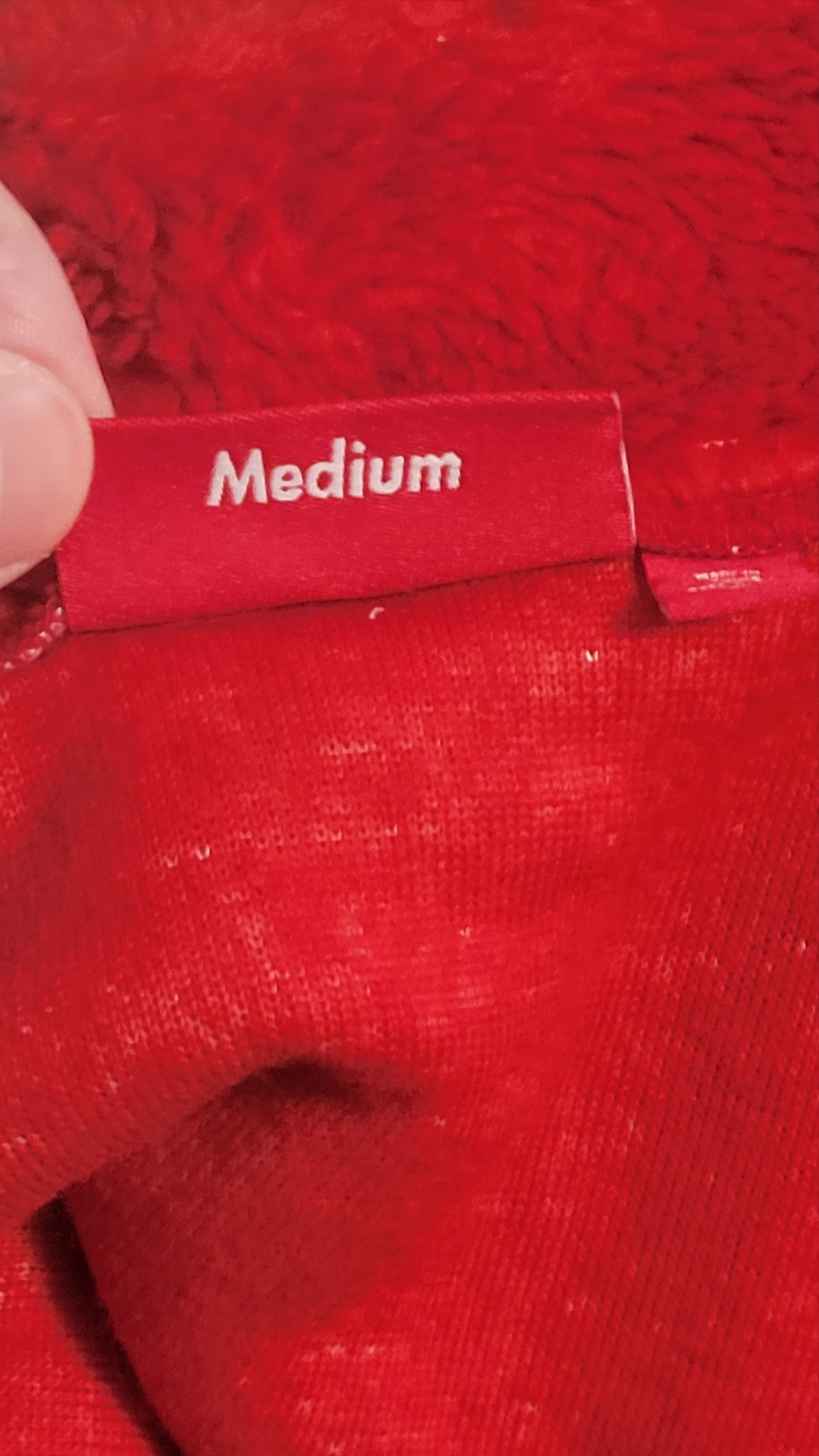 Supreme AUTHENTIC SUPREME SHOULDER LOGO RED FLEECE JACKET SZ MEDIUM Size US M / EU 48-50 / 2 - 6 Thumbnail