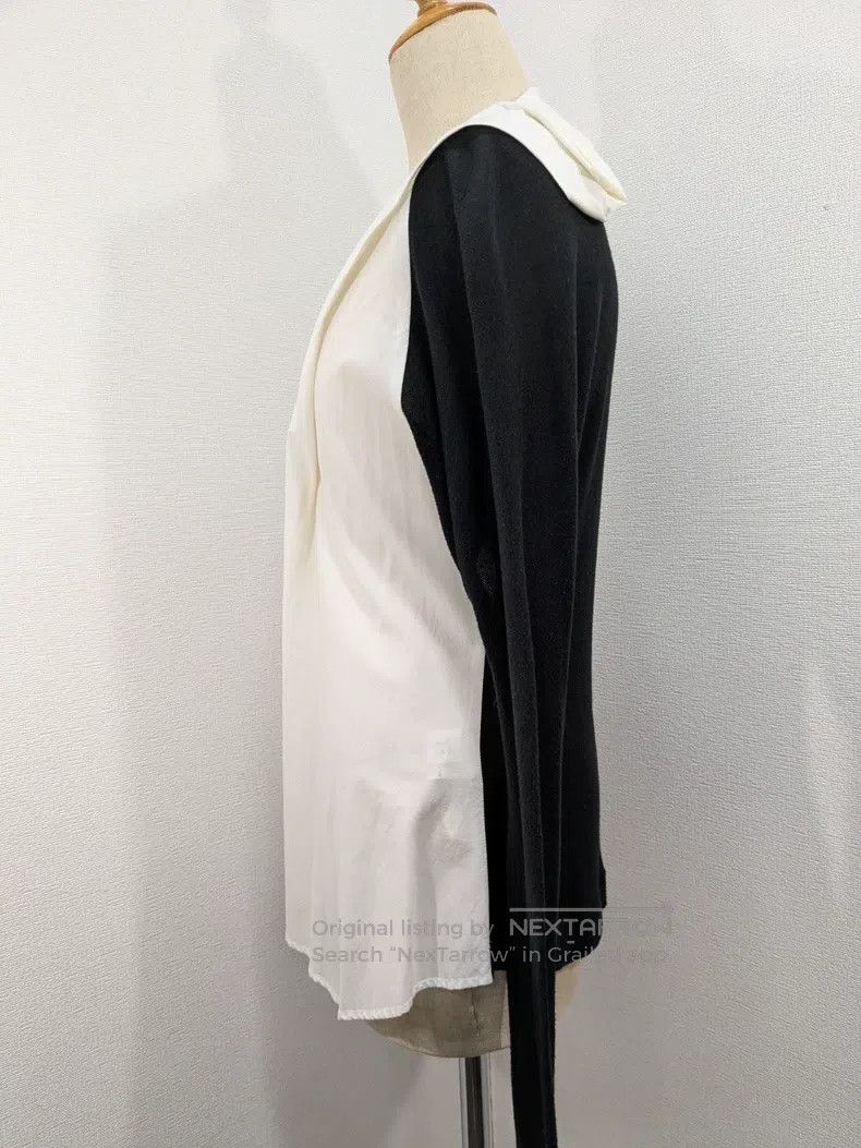 Yohji Yamamoto YOHJI YAMAMOTO Tailored Wrap Waist Shirt Blouse Size S / US 4 / IT 40 - 6 Thumbnail
