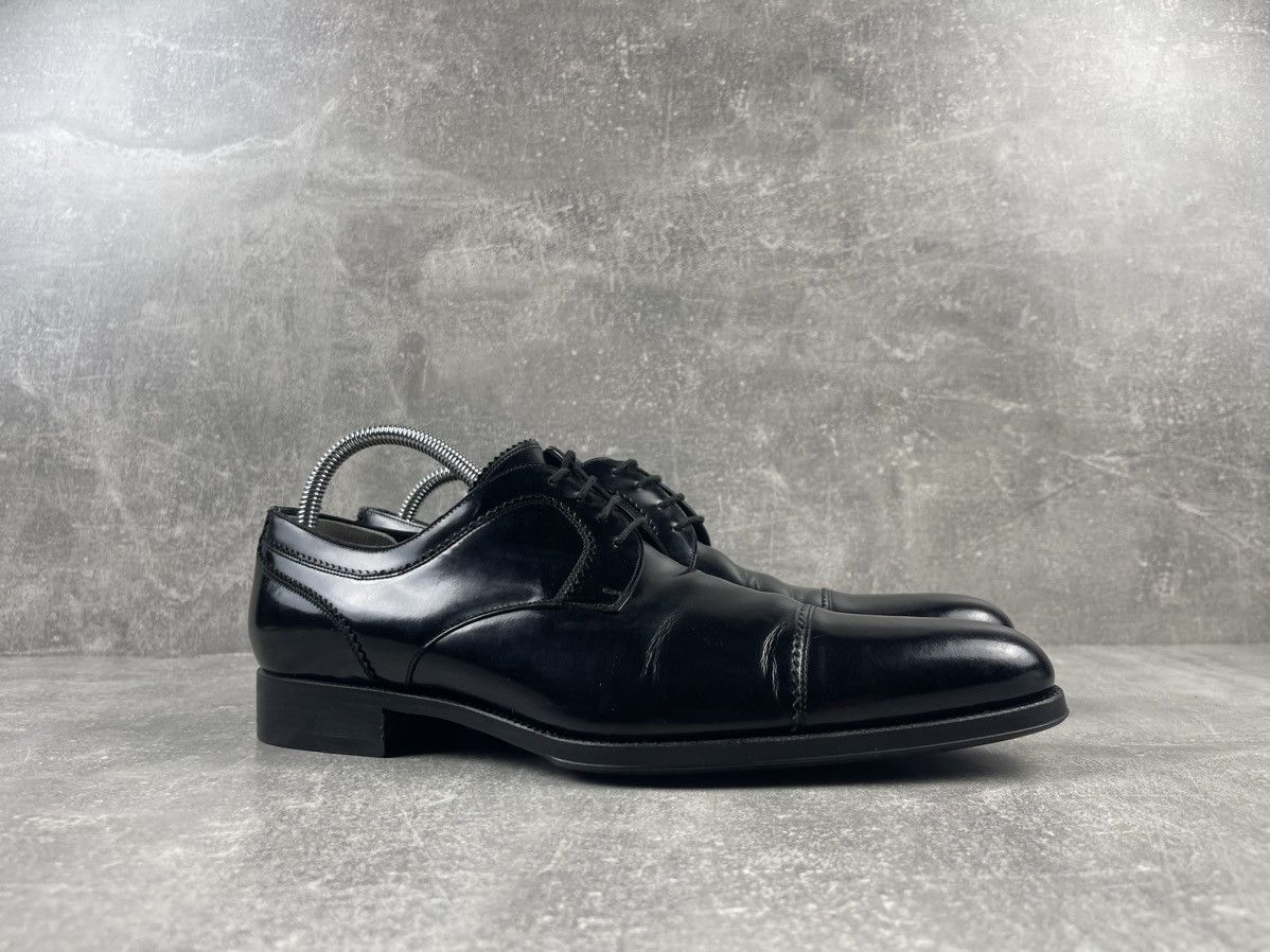 Dolce & Gabbana Dolce & Gabbana Patent Leather Derby Black Dress Shoes Size US 8 / EU 41 - 2 Thumbnail