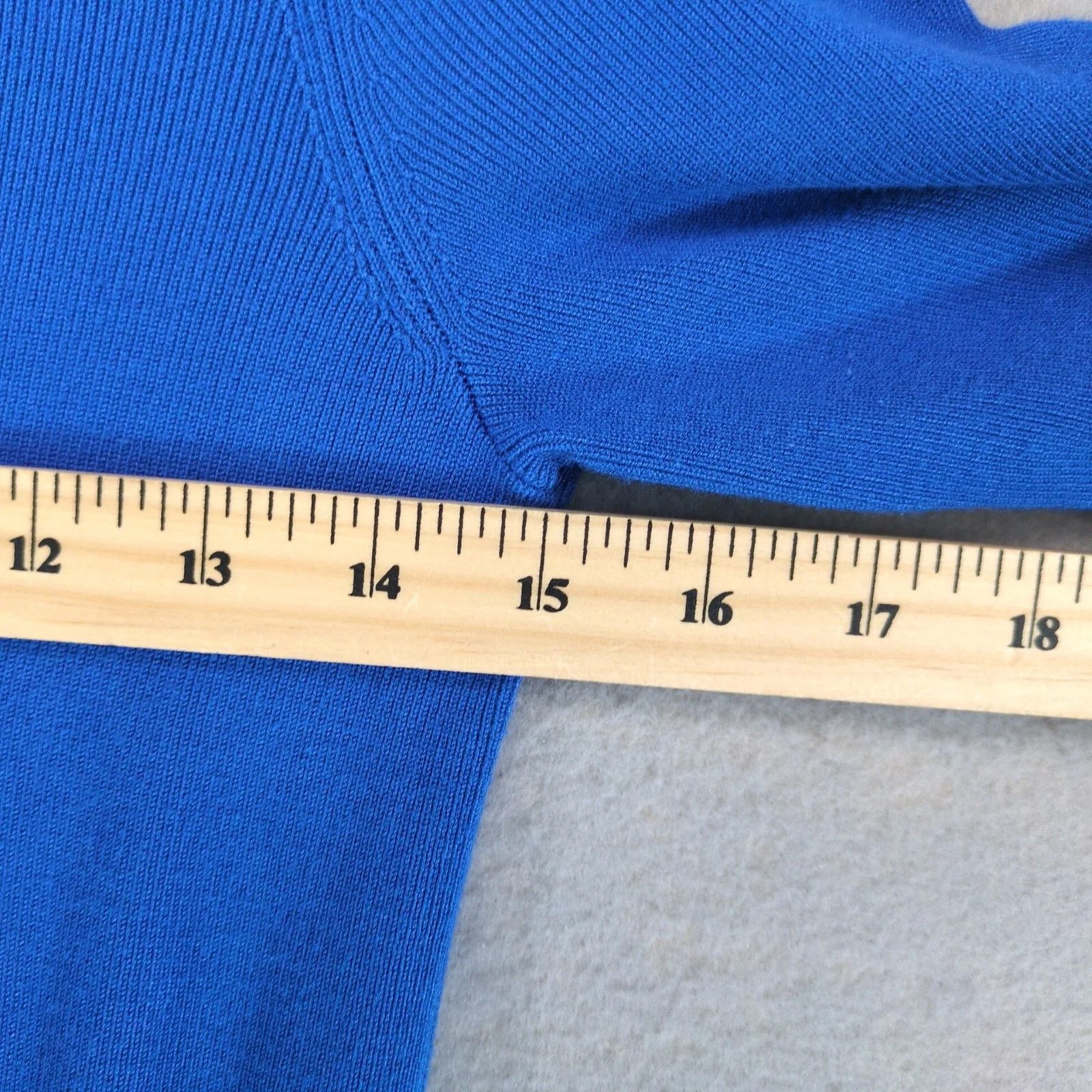 Talbots Talbots Blue Soft Knit Pleated Fit & Flare Sweater Dress S Size S / US 4 / IT 40 - 5 Thumbnail