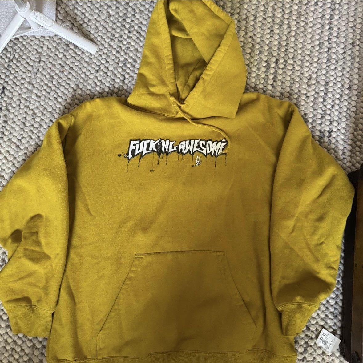 Fucking awesome B ruce lee hoodie Fucking Awesome Karate Bruce Lee Hoodie in teal | Depop