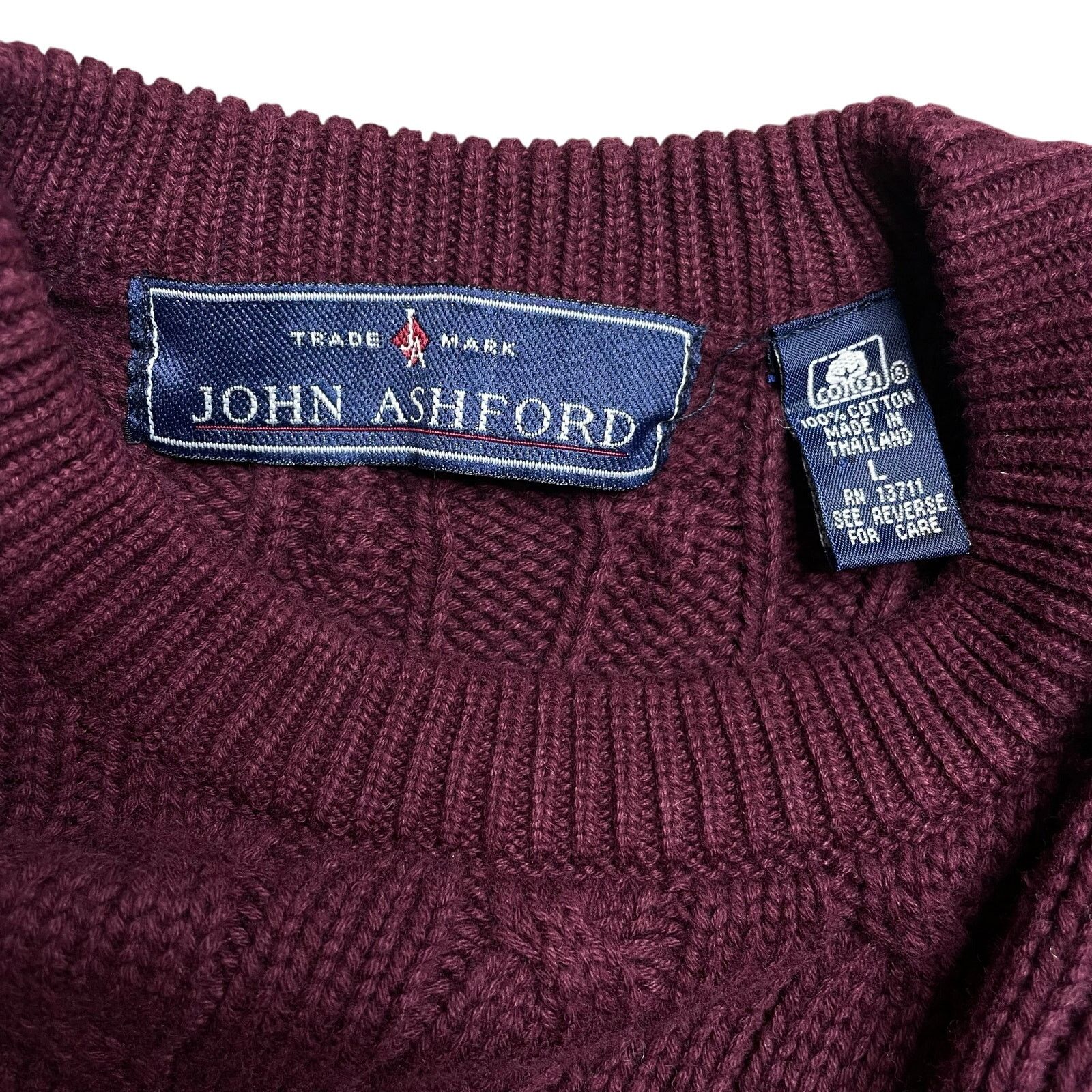 John Ashford John Ashford Cotton Sweater Size US L / EU 52-54 / 3 - 2 Thumbnail