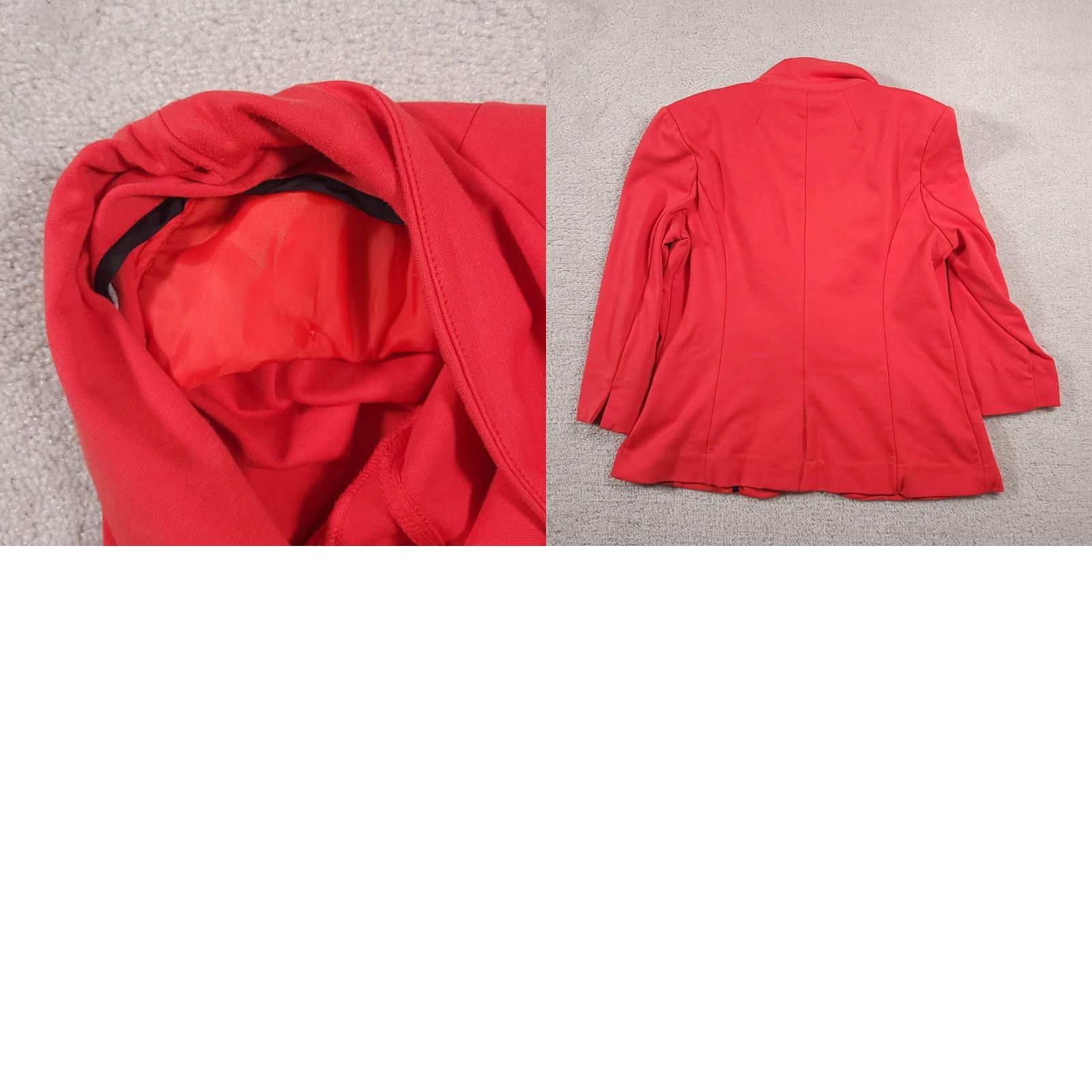 Christian Siriano Christian Siriano Blazer Womens Small Coral Runway Style Career Jacket Stretch Jacket/Coat Blazer Size S / US 4 / IT 40 - 9 Thumbnail