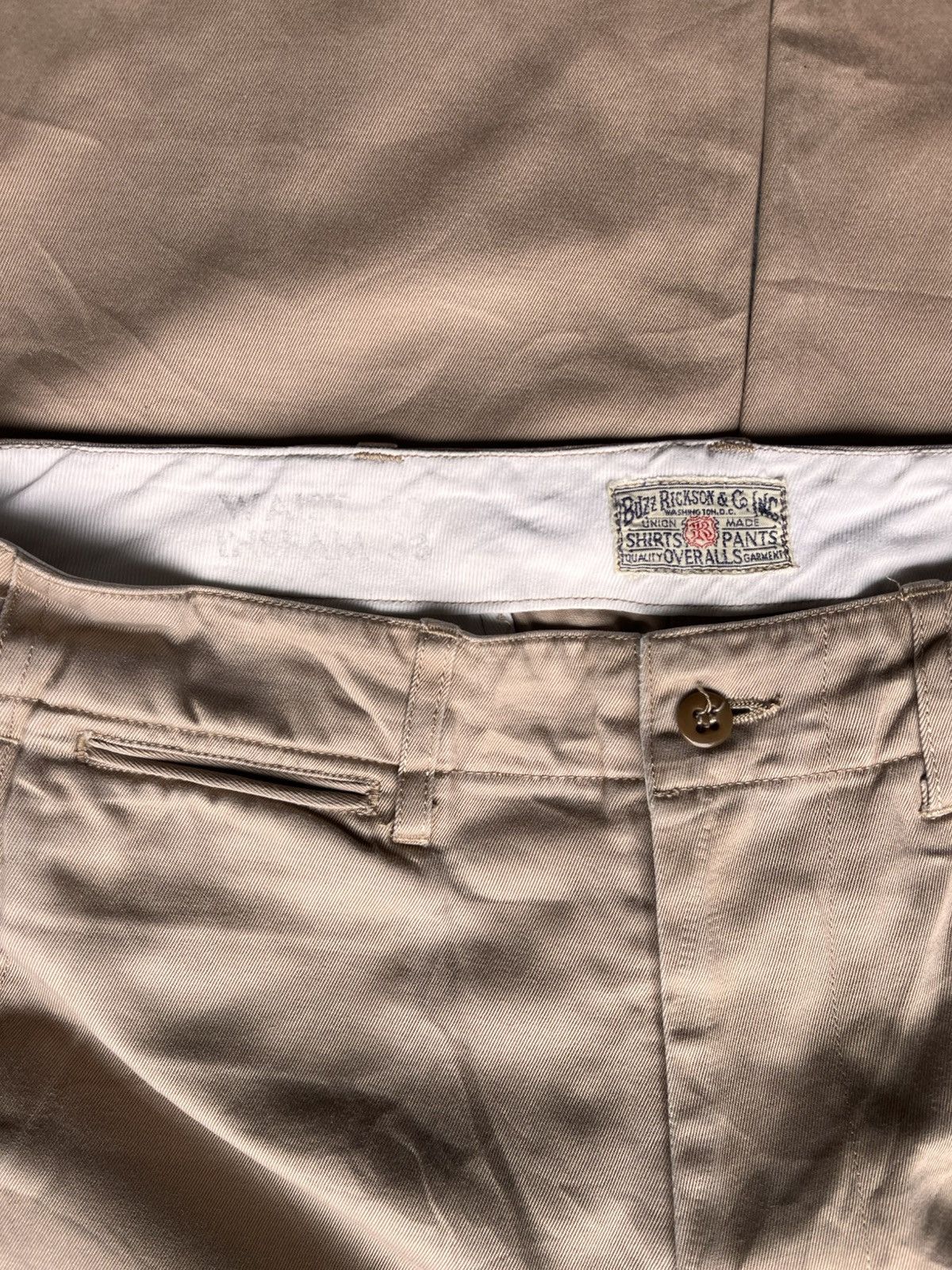 Buzz Rickson's Vtg Buzz Ricksons Zipper Talon Long Pants Size US 30 / EU 46 - 6 Thumbnail