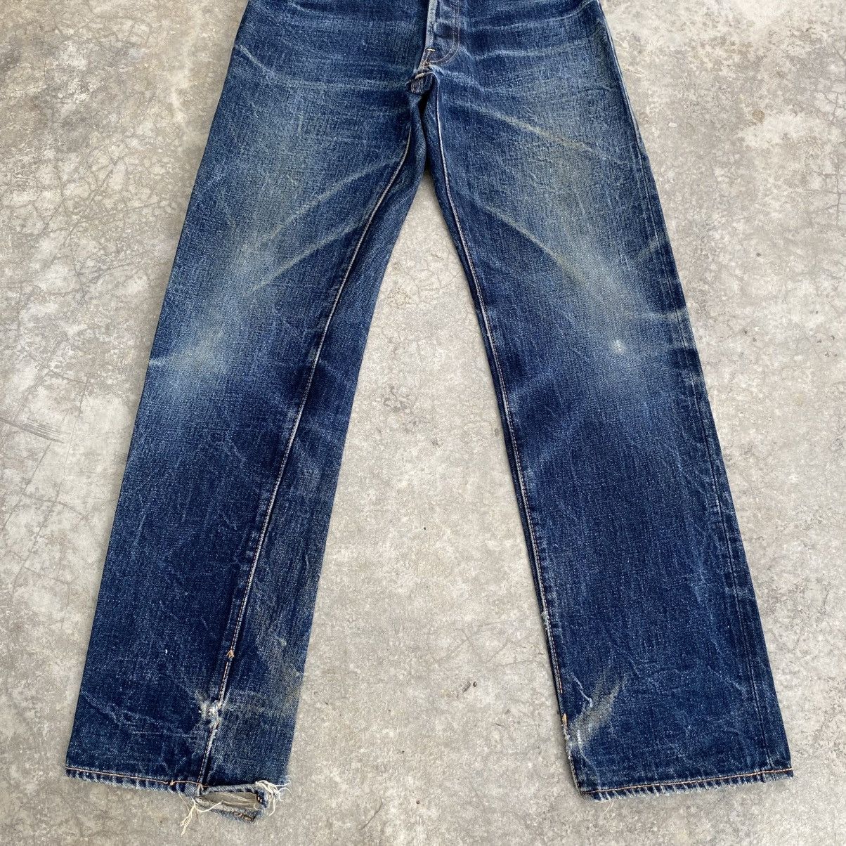 Denime Vintage 90’s Denime Japan Faded Blue Selvedge Jeans Size US 28 / EU 44 - 5 Thumbnail