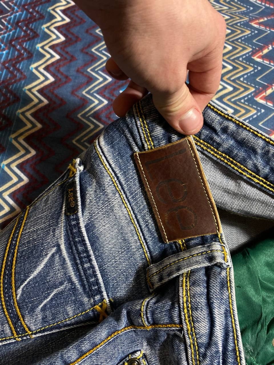 Lee × Vintage Crazy Vintage 90’s Baggy Skater Faded Lee Denim Pants Size US 27 - 6 Thumbnail