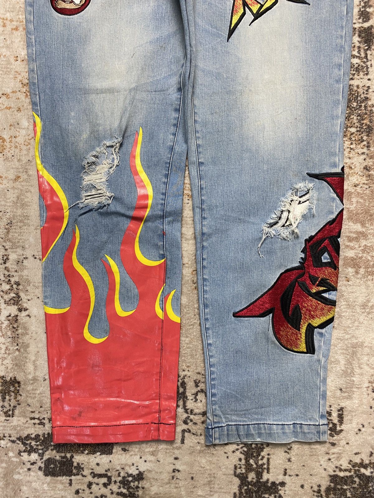 Acne Studios Insane Japanese Brand Y2k Baggy Denim Size US 31 - 2 Thumbnail