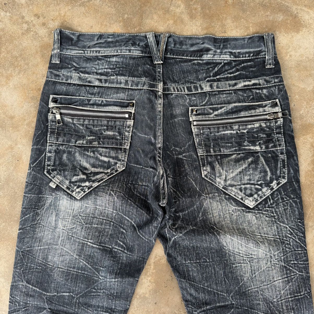 Japanese Brand VINTAGE SALTY DOG FLARE DENIM JEAN PANTS Size US 35 - 10 Thumbnail