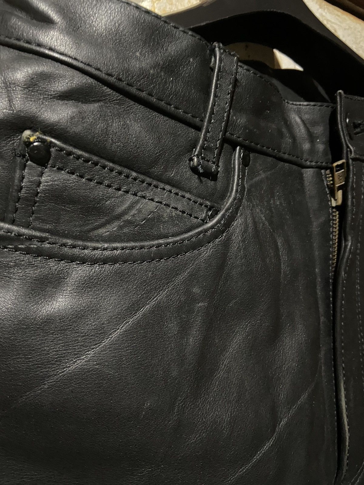 Kadoya RARE KADOYA japan leather black pants size 31 Size US 31 - 8 Thumbnail