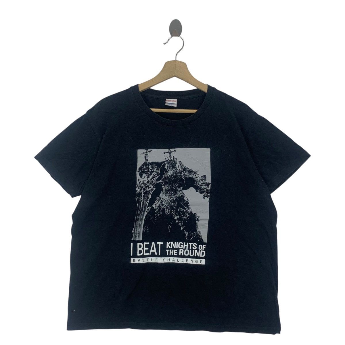 Vintage FINAL FANTASY 14 XIV Video Game Knight Round Tee Shirt Top Size US XL / EU 56 / 4 - 1 Thumbnail