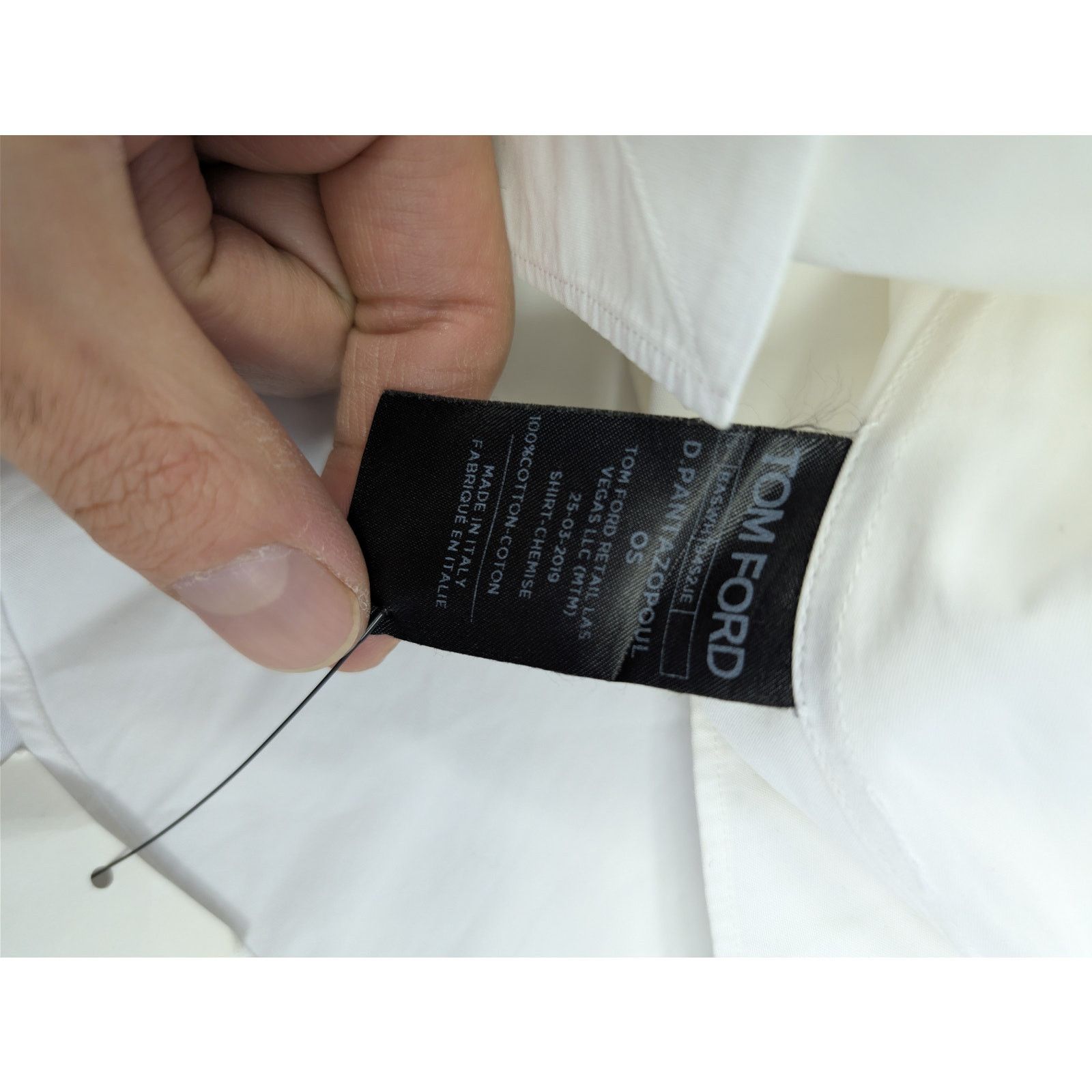 Tom Ford o1rshd1 CC20 classic cotton poplin dress Button up Shirt Size US S / EU 44-46 / 1 - 18 Thumbnail