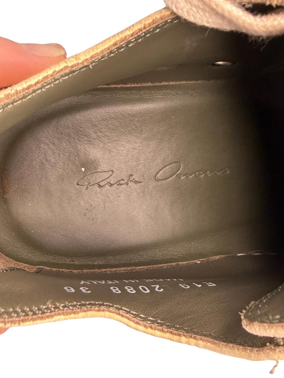 Rick Owens Rick Owens Ramones Low SS19 Babel Translucent Sole EU36 Size US 6.5 / IT 36.5 - 8 Thumbnail