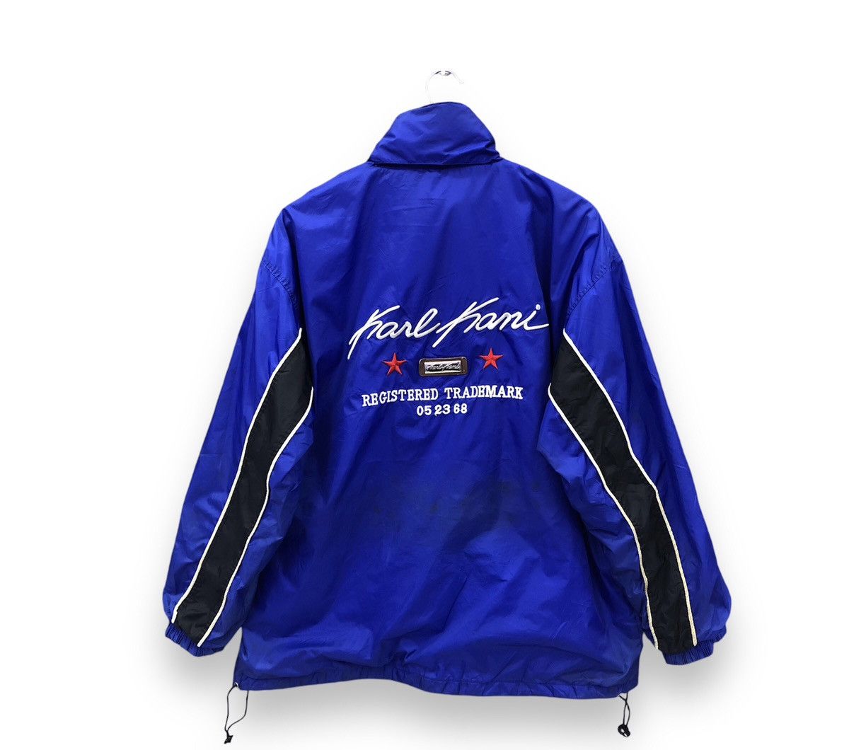 Vintage Vintage Karl Kani Spellout Embroidered Windbreaker Jacket Size US L / EU 52-54 / 3 - 1 Thumbnail