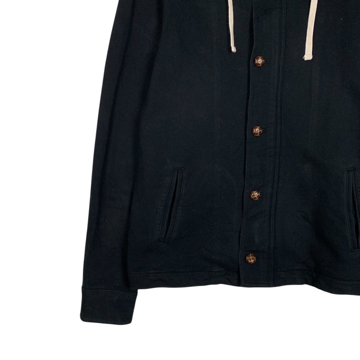 Beams Japan Beams Japan Hooded Black Jacket Size US M / EU 48-50 / 2 - 3 Thumbnail