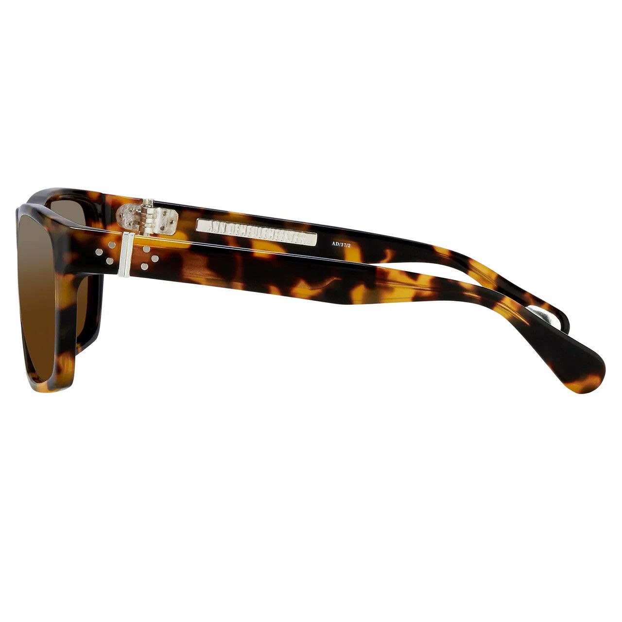 Ann Demeulemeester Ann Demeulemeester Sunglasses Tortoise Shell and Brown Size ONE SIZE - 4 Thumbnail