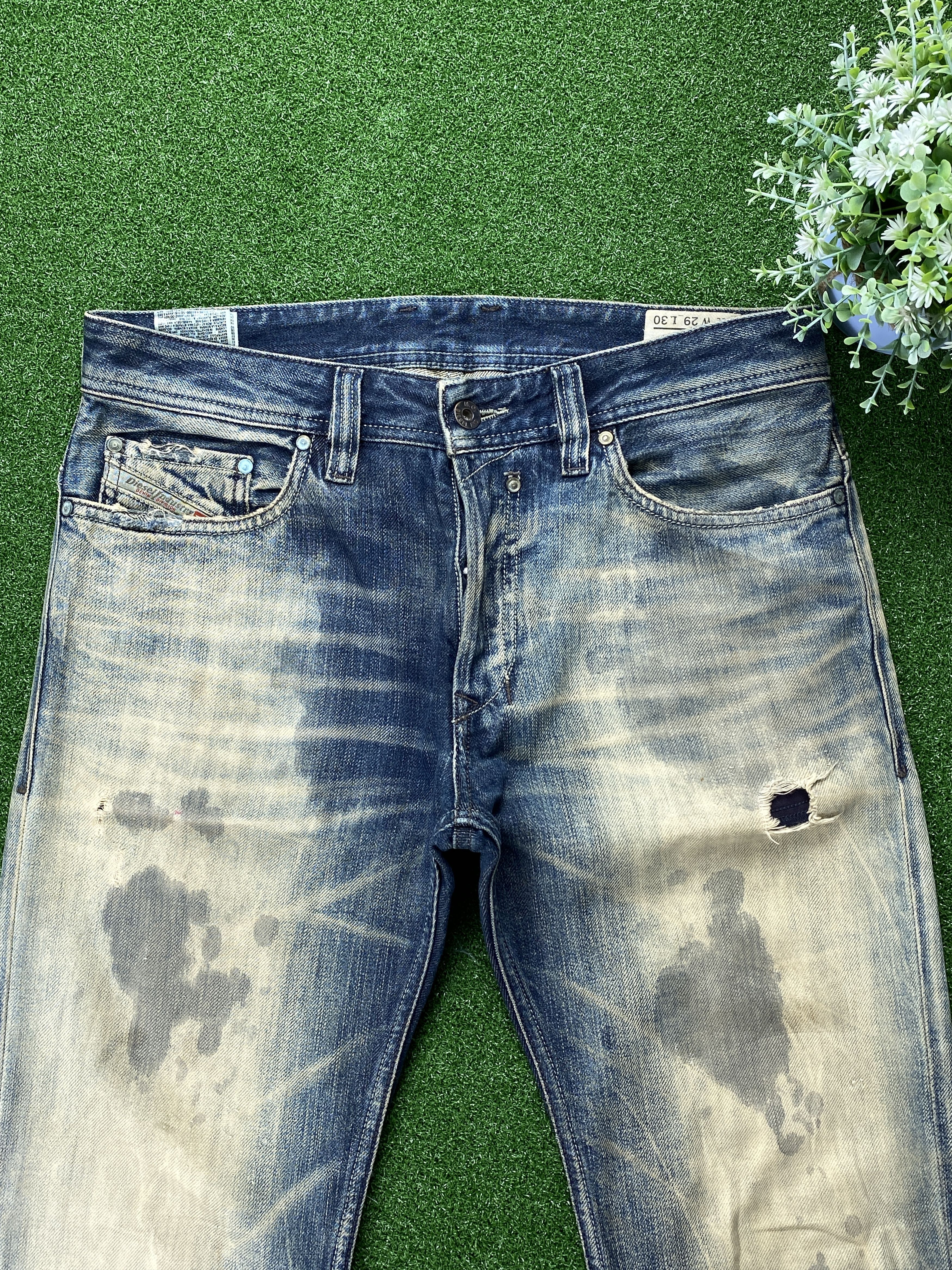 Diesel 💢 Selvedge Vintage Diesel Industry Faded Blue Jeans CP0077 Size US 32 / EU 48 - 2 Thumbnail