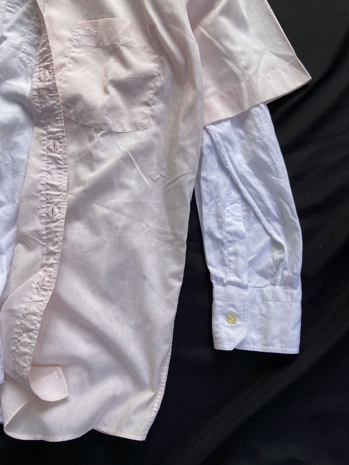 Christian Dior Monsieur × Vintage VINTAGE CHRISTIAN DIOR 2 IN 1 CASUAL BUTTON SHIRT Size US XL / EU 56 / 4 - 5 Thumbnail