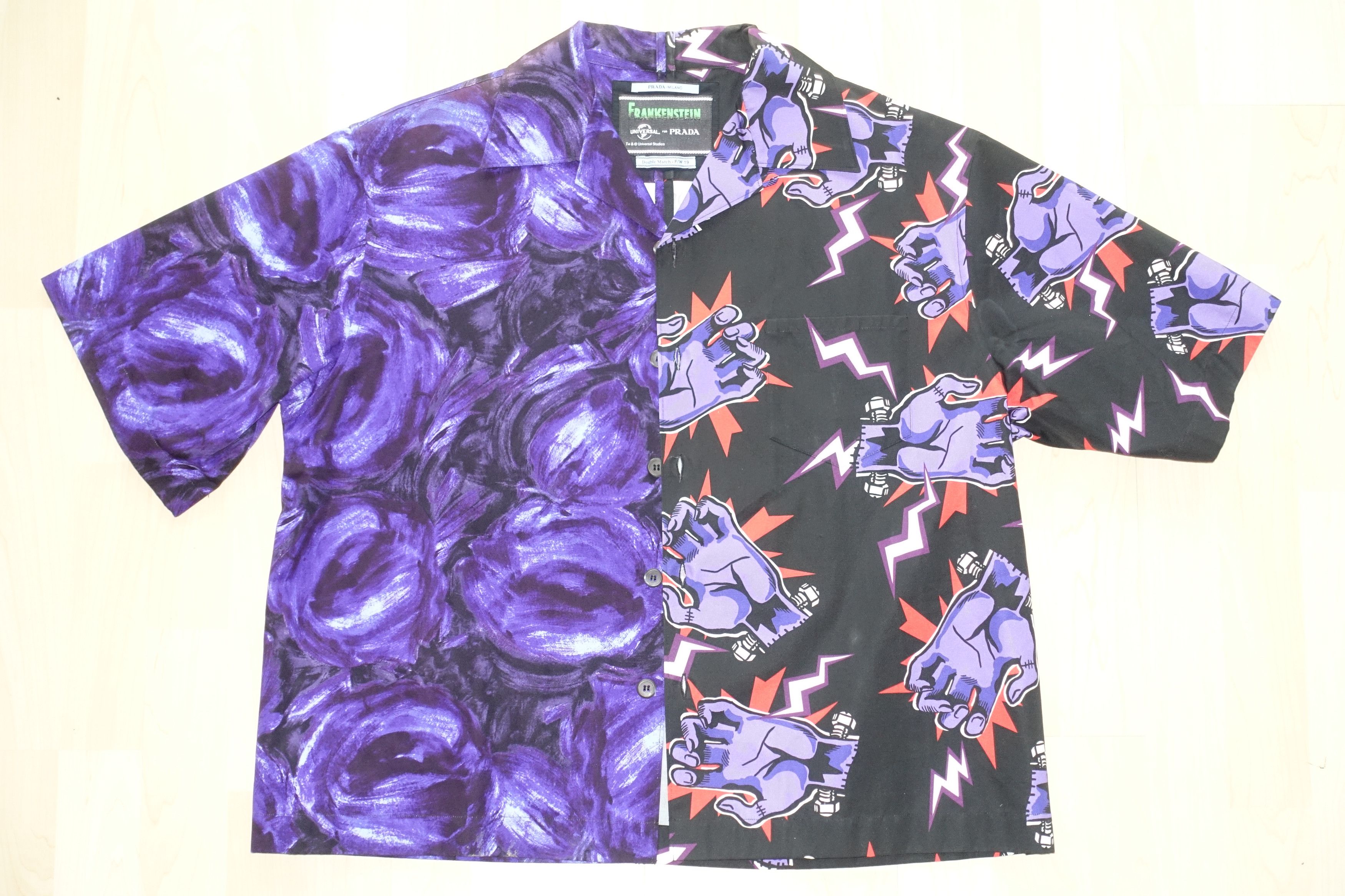 Prada FW19 double match Frankenstein Universal shirt Size US L / EU 52-54 / 3 - 8 Thumbnail