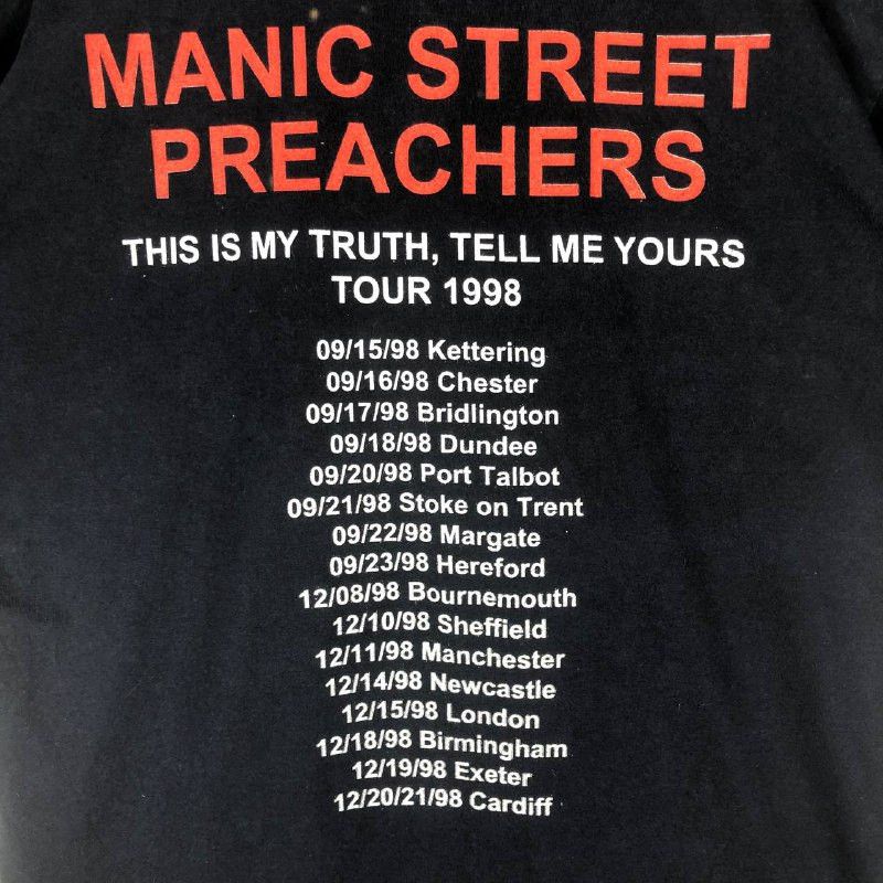 Band Tees Vintage 90s Manic Street Preachers men t-shirt Size US XL / EU 56 / 4 - 8 Thumbnail