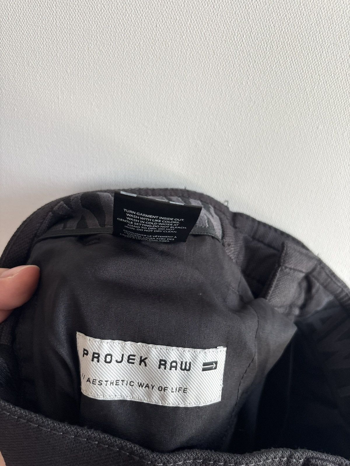 Other Projek Raw Dark Gray 36x32 Slim Cargo Pants Basics Size US 36 / EU 52 - 11 Thumbnail
