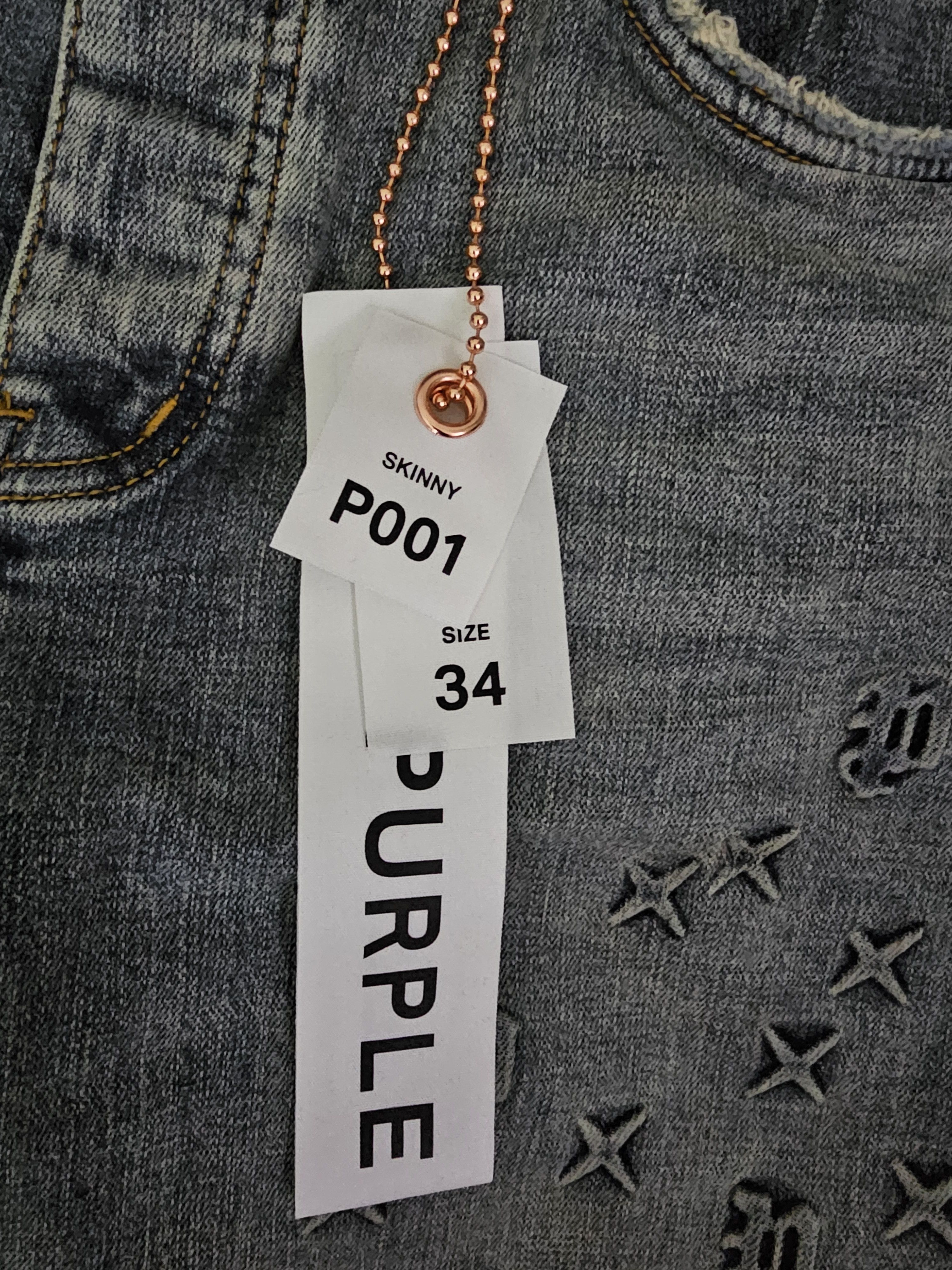 Purple Brand Purple Special Edition Monogram Jeans Size US 34 / EU 50 - 4 Thumbnail