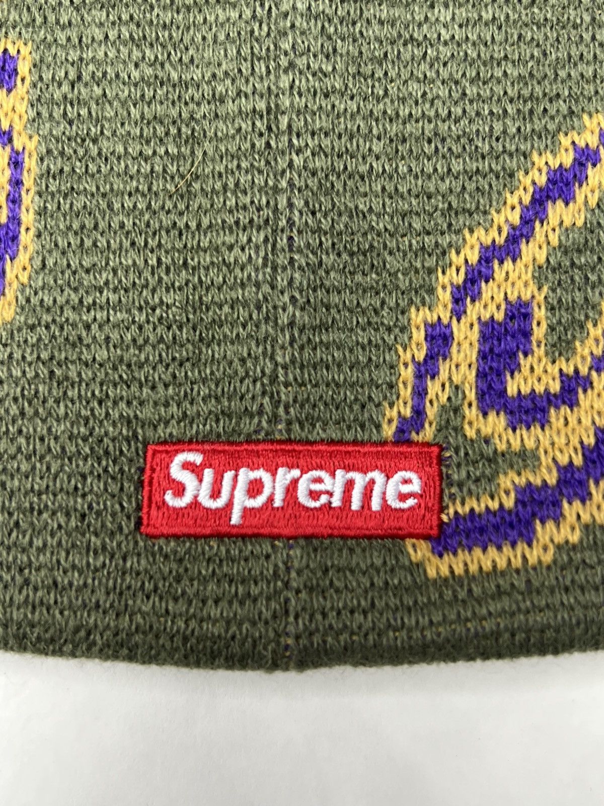 Supreme Supreme New Era Cursive Beanie Size ONE SIZE - 4 Thumbnail