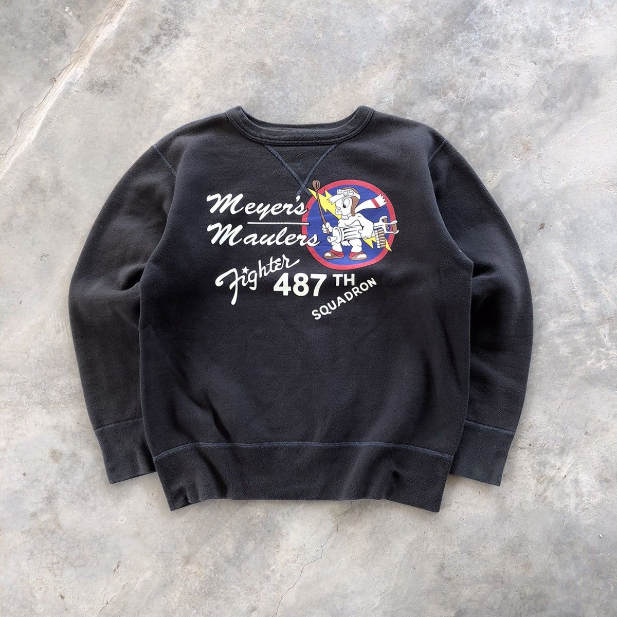 Buzz Rickson's × Toyo Enterprises BUZZ RICKSON Rare Squadron Design Sweatshirt Size US L / EU 52-54 / 3 - 1 Thumbnail