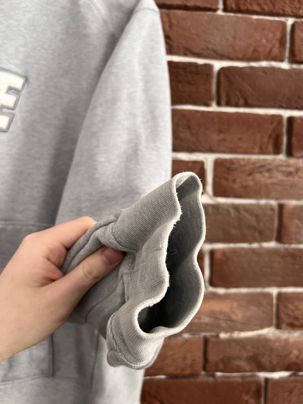 Nike Nike Vintage Y2k 00s Distressed Hoodie Grey Big Logo Hype Size US M / EU 48-50 / 2 - 6 Thumbnail