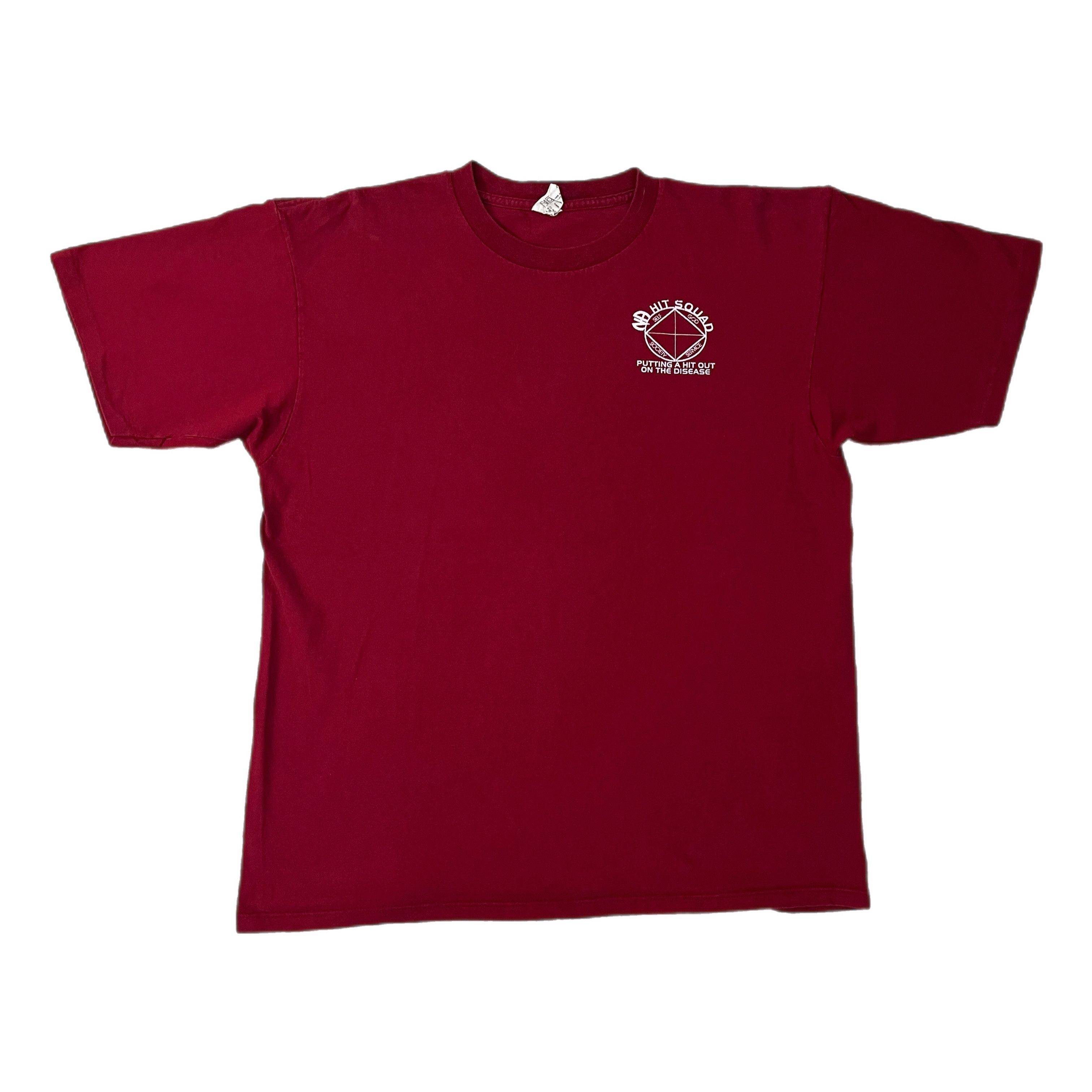 Vintage VTG 90s ND Hit Squad Putting a Hit Out on the Disease Tee Size US XL / EU 56 / 4 - 2 Thumbnail