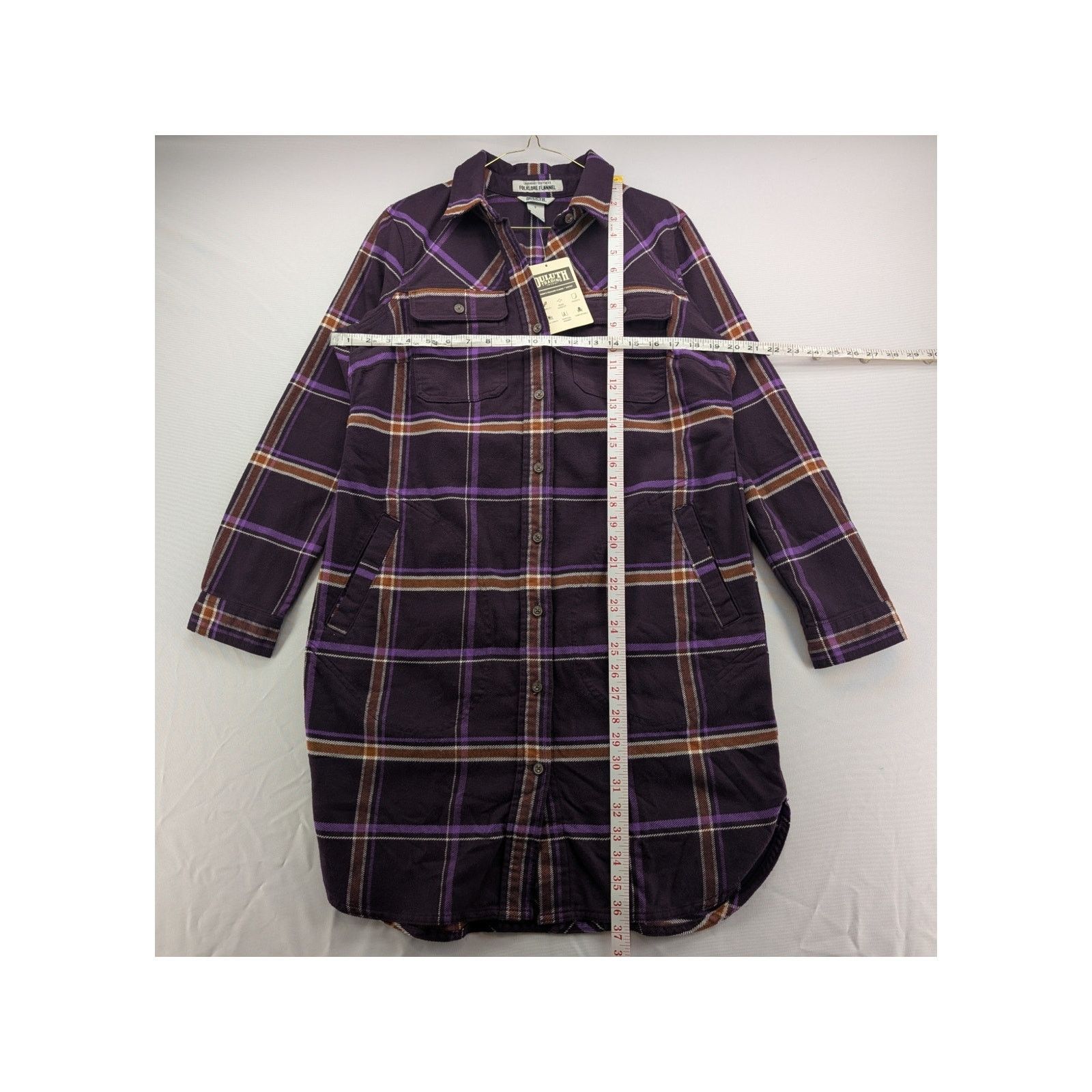 Urban Outfitters NWT Duluth Trading Co Women's Folklore Flannel Duster Size M / US 6-8 / IT 42-44 - 5 Thumbnail